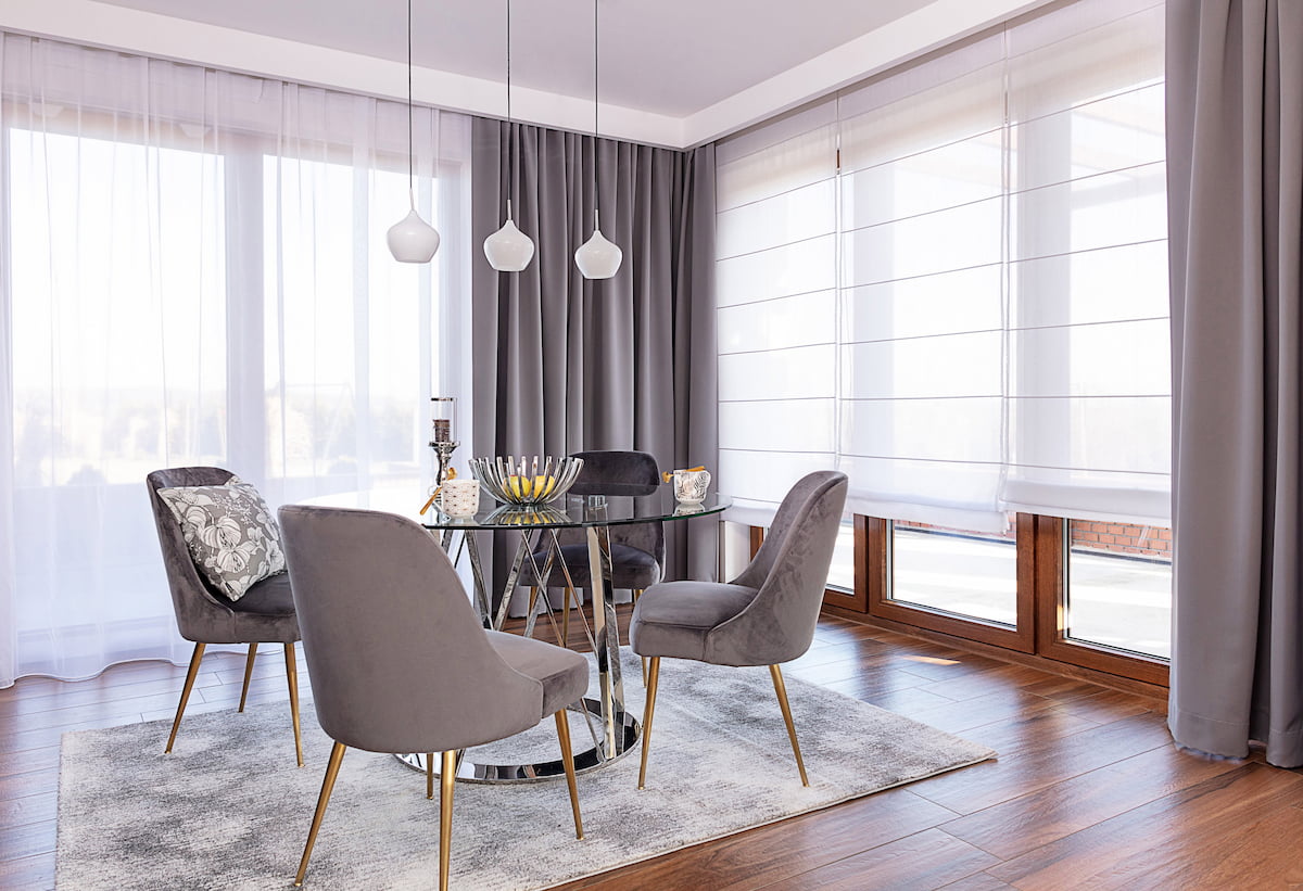 Simply Grey Dining Room