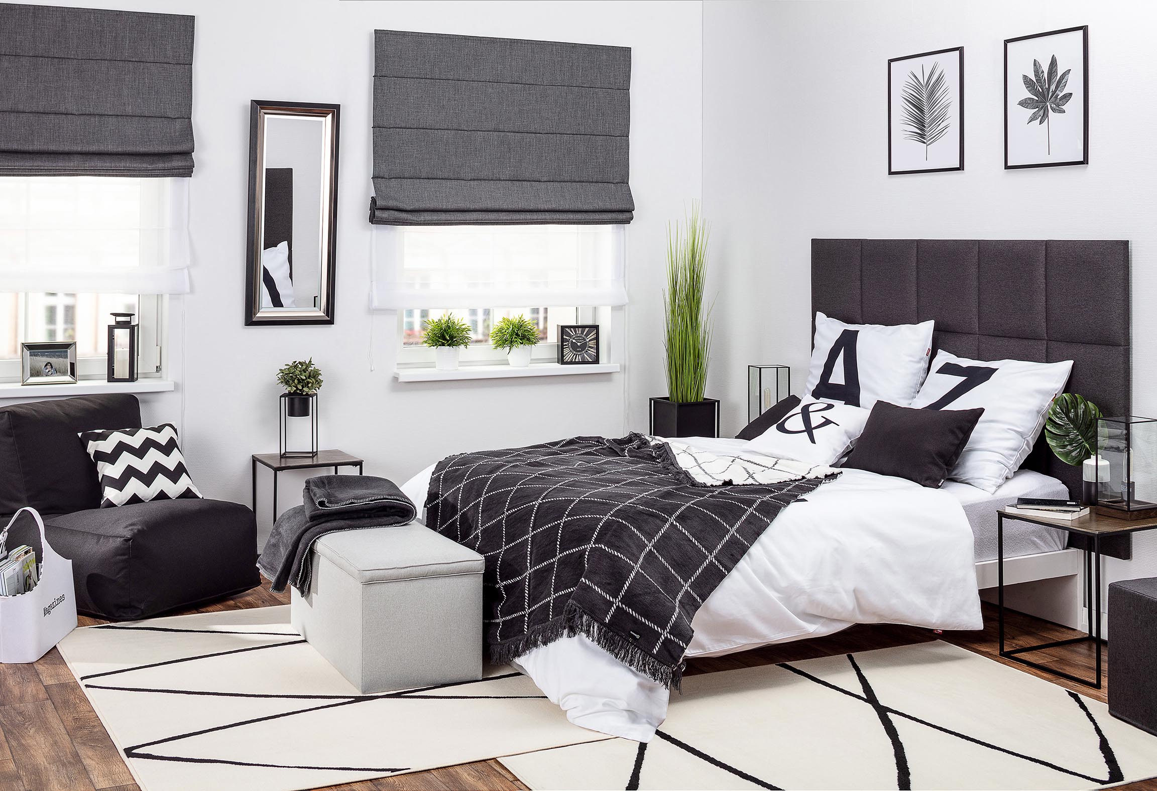 Black & White Bedroom