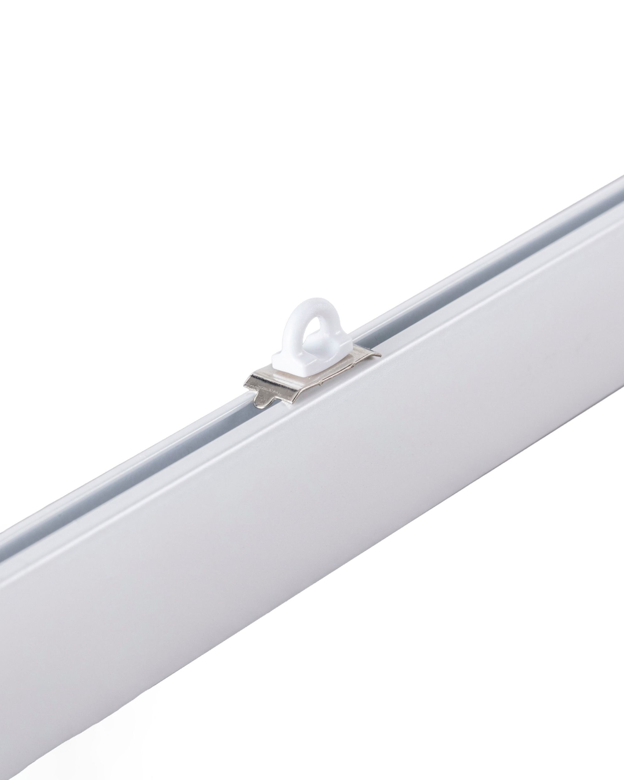 Ceiling rail stop Premium white