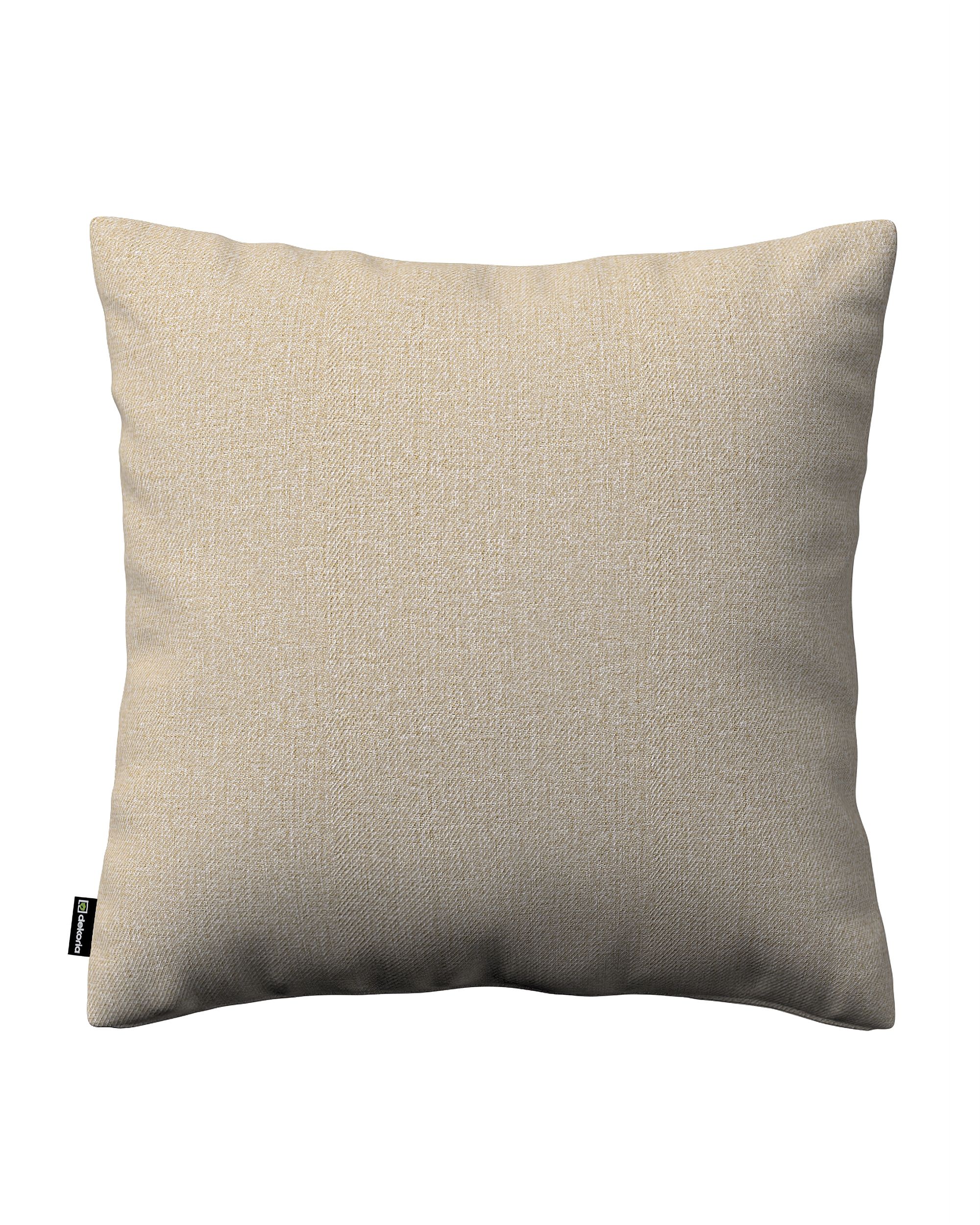 Kinga cushion cover product colour beige fabric structured