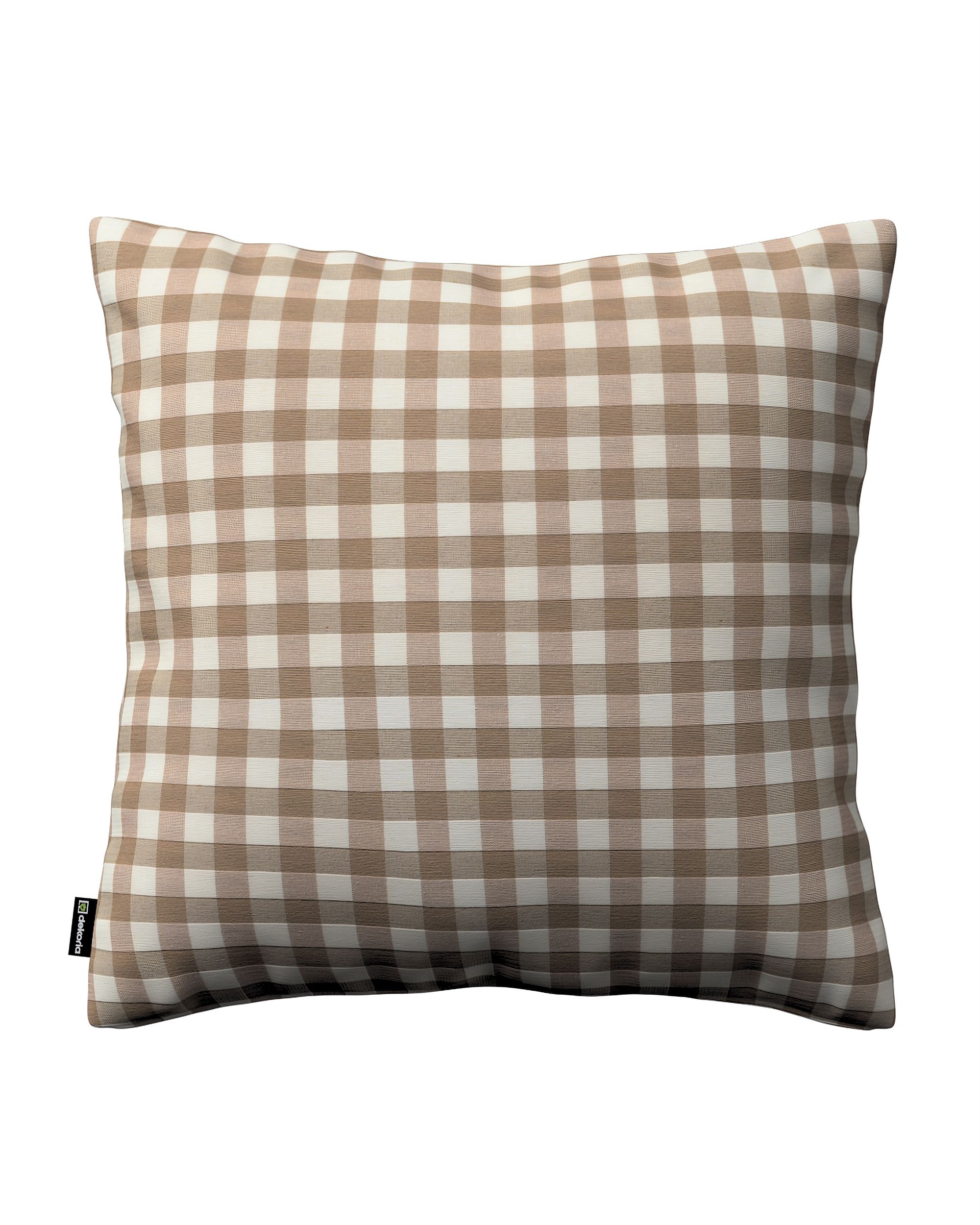 Kinga cushion cover product colour beige fabric patterned