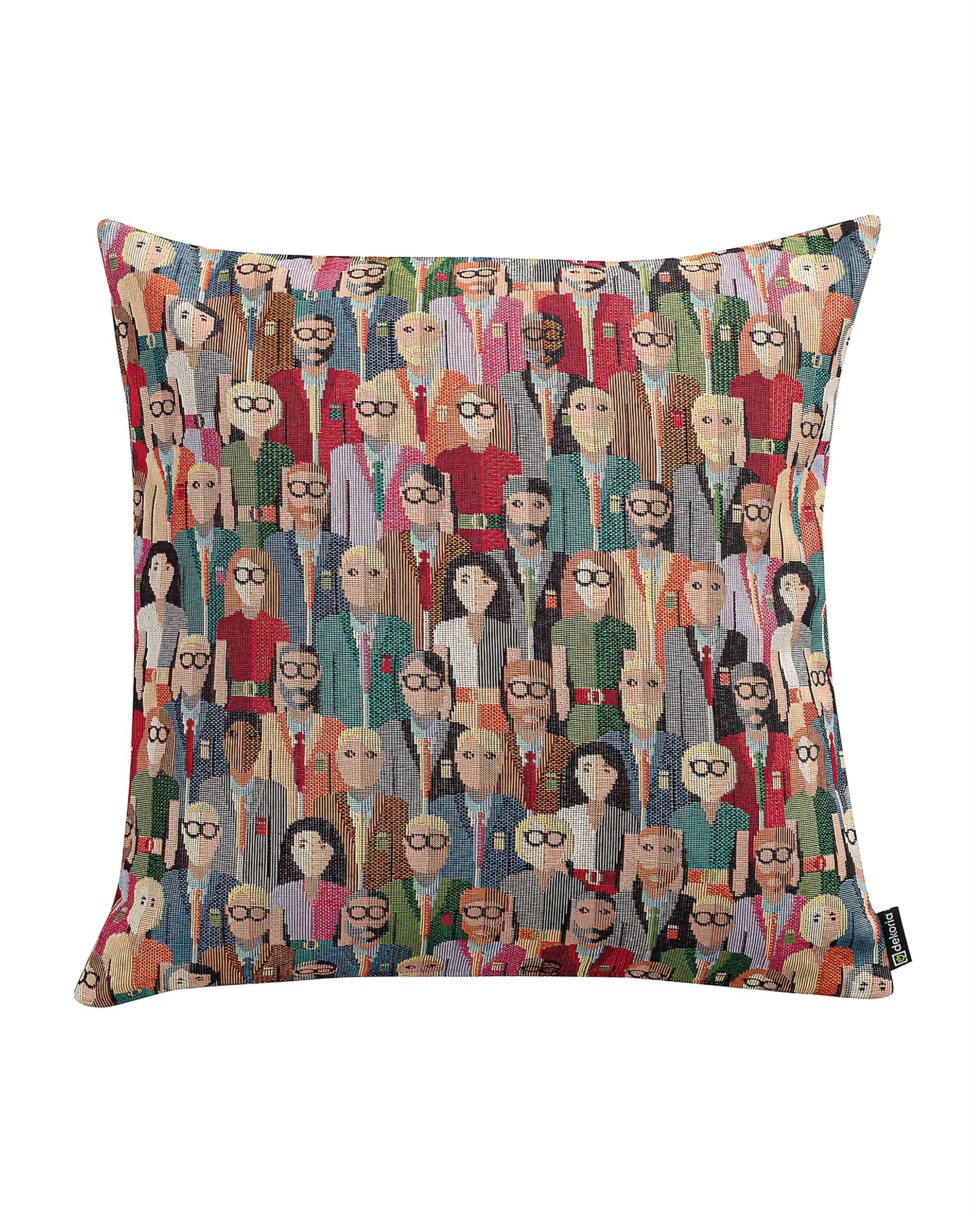 Kinga cushion cover product colour multicolour fabric structured, patterned