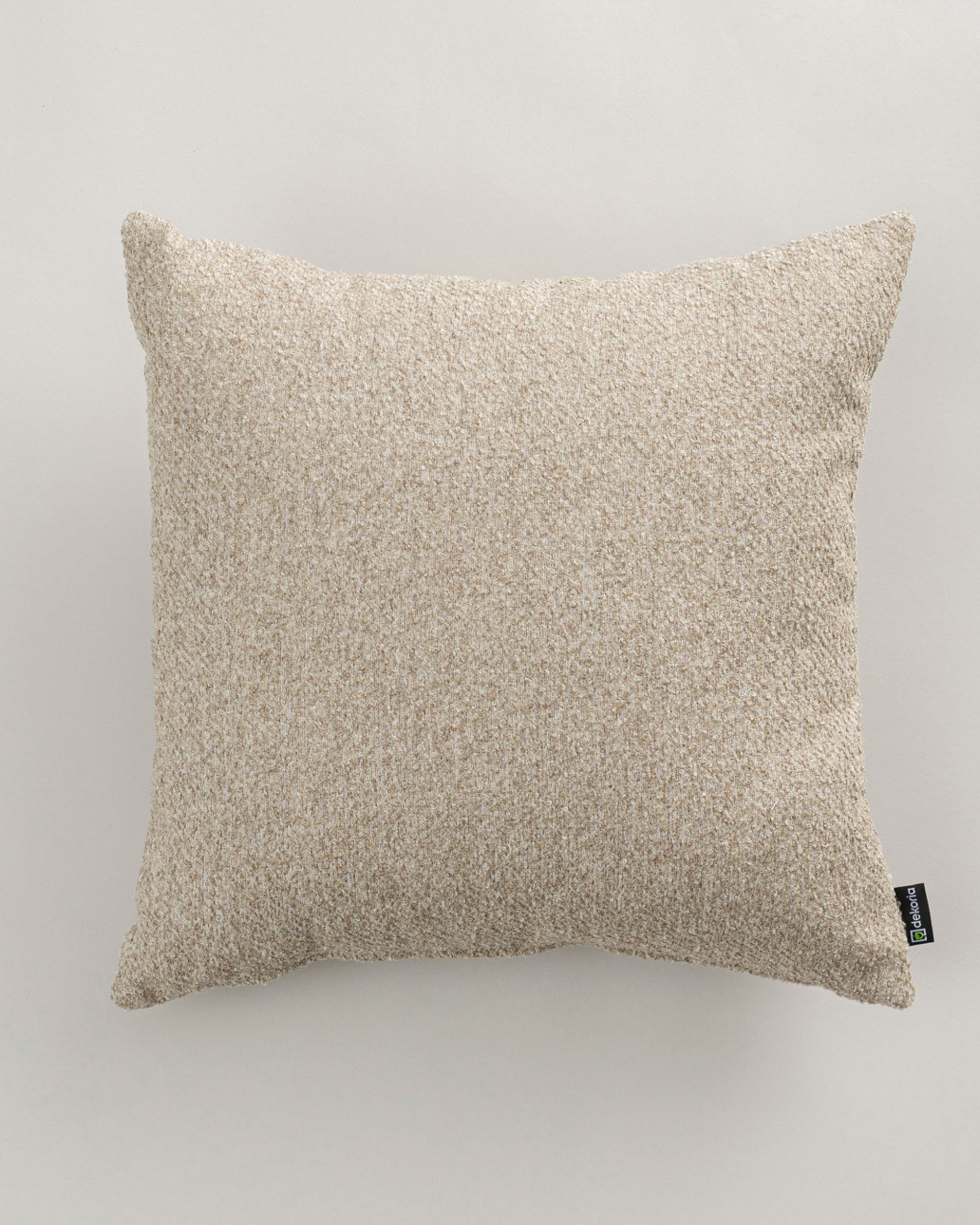 Kinga cushion cover product colour beige fabric structured