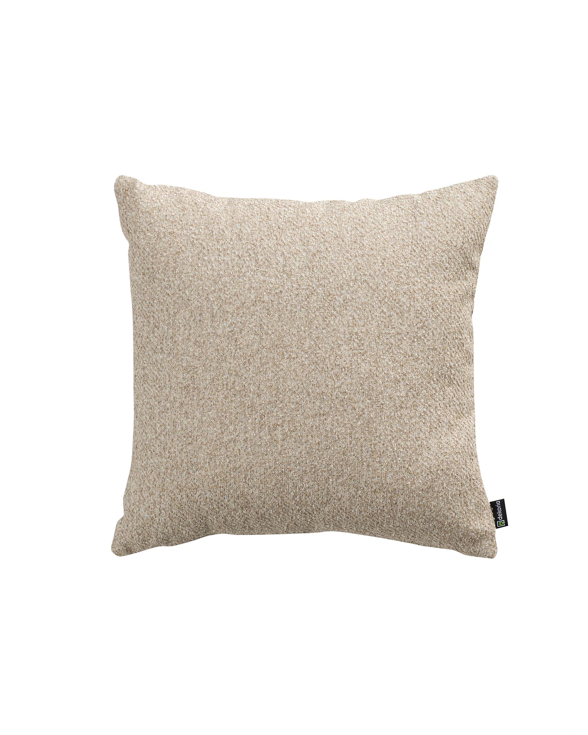 Kinga cushion cover product colour beige fabric structured (hover)