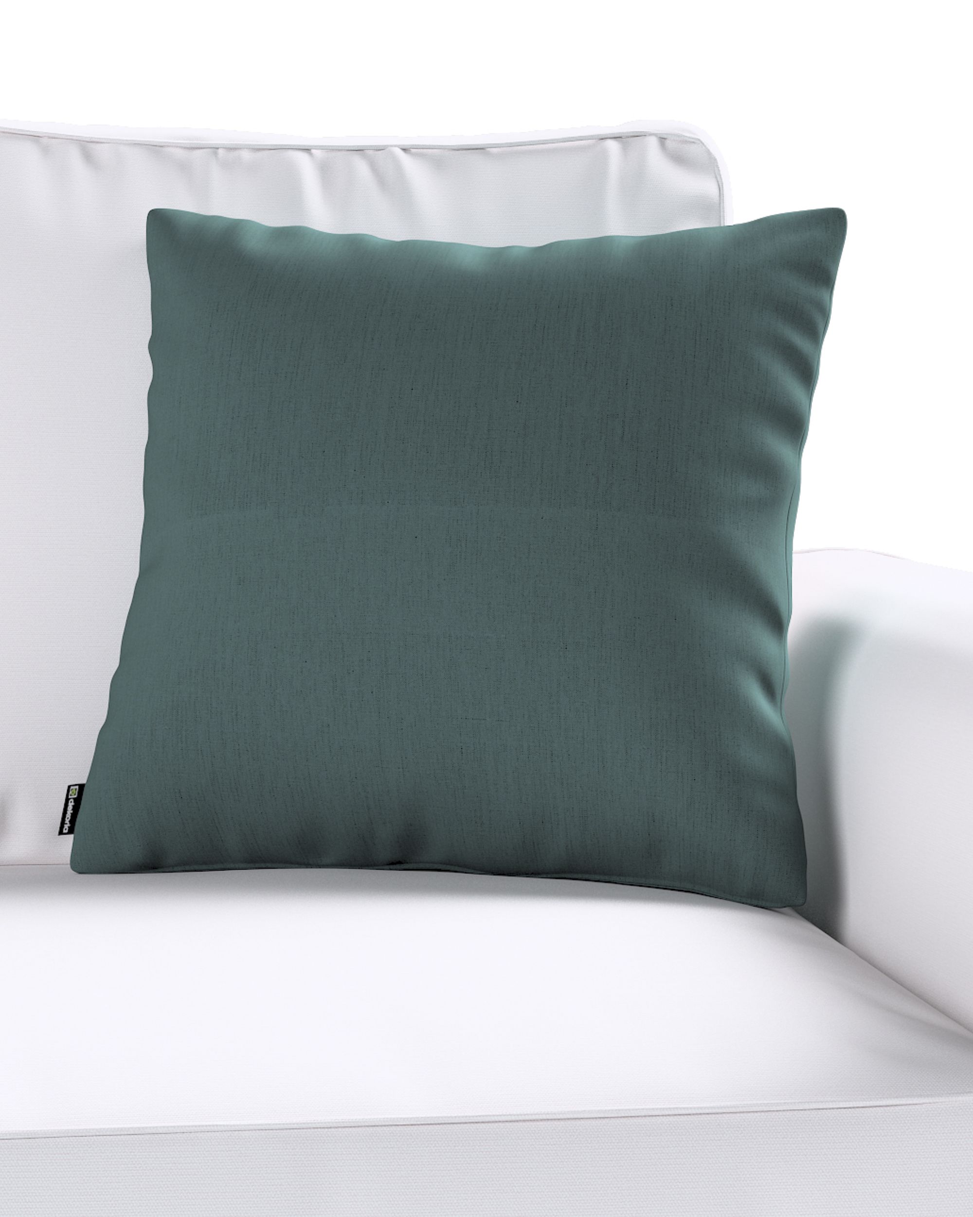 Kinga cushion cover product colour green fabric semi-sheer, structured (hover)