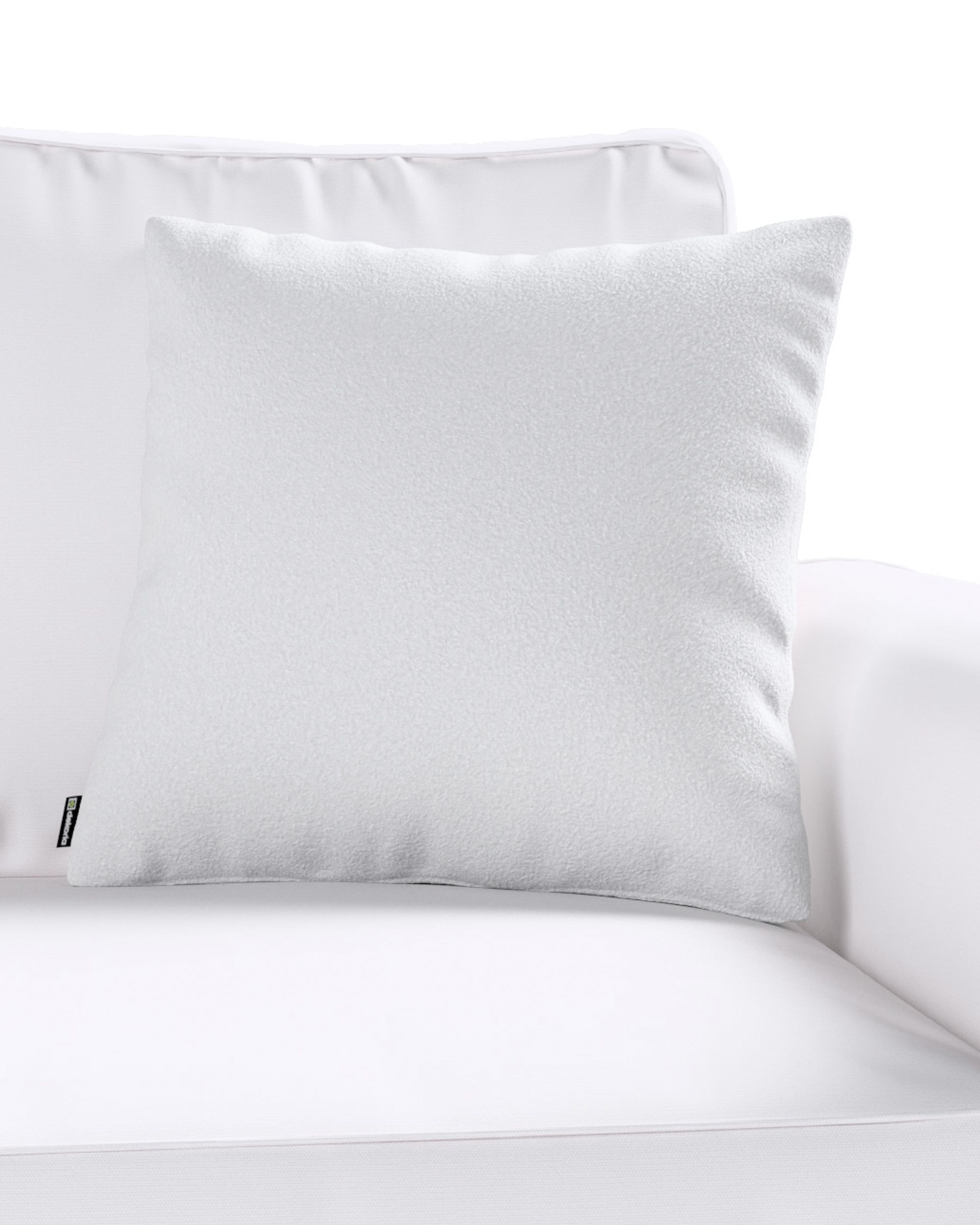 Kinga cushion cover product colour white fabric structured (hover)