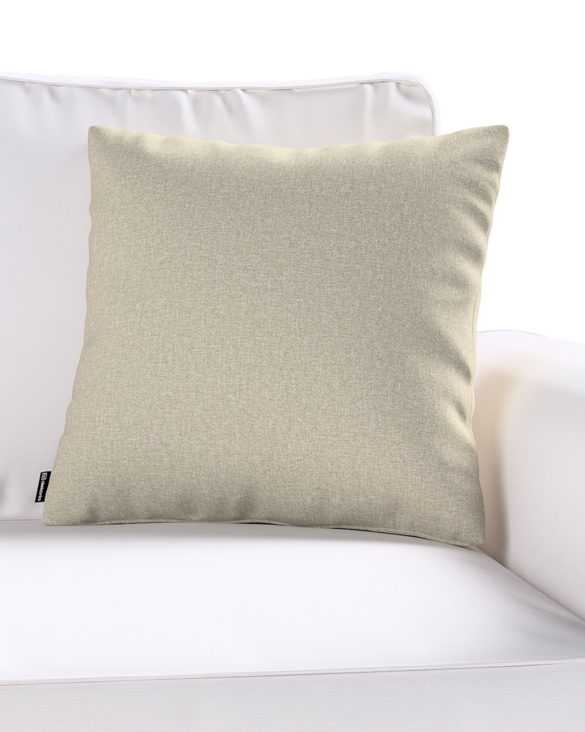 Kinga cushion cover product colour beige fabric structured (hover)
