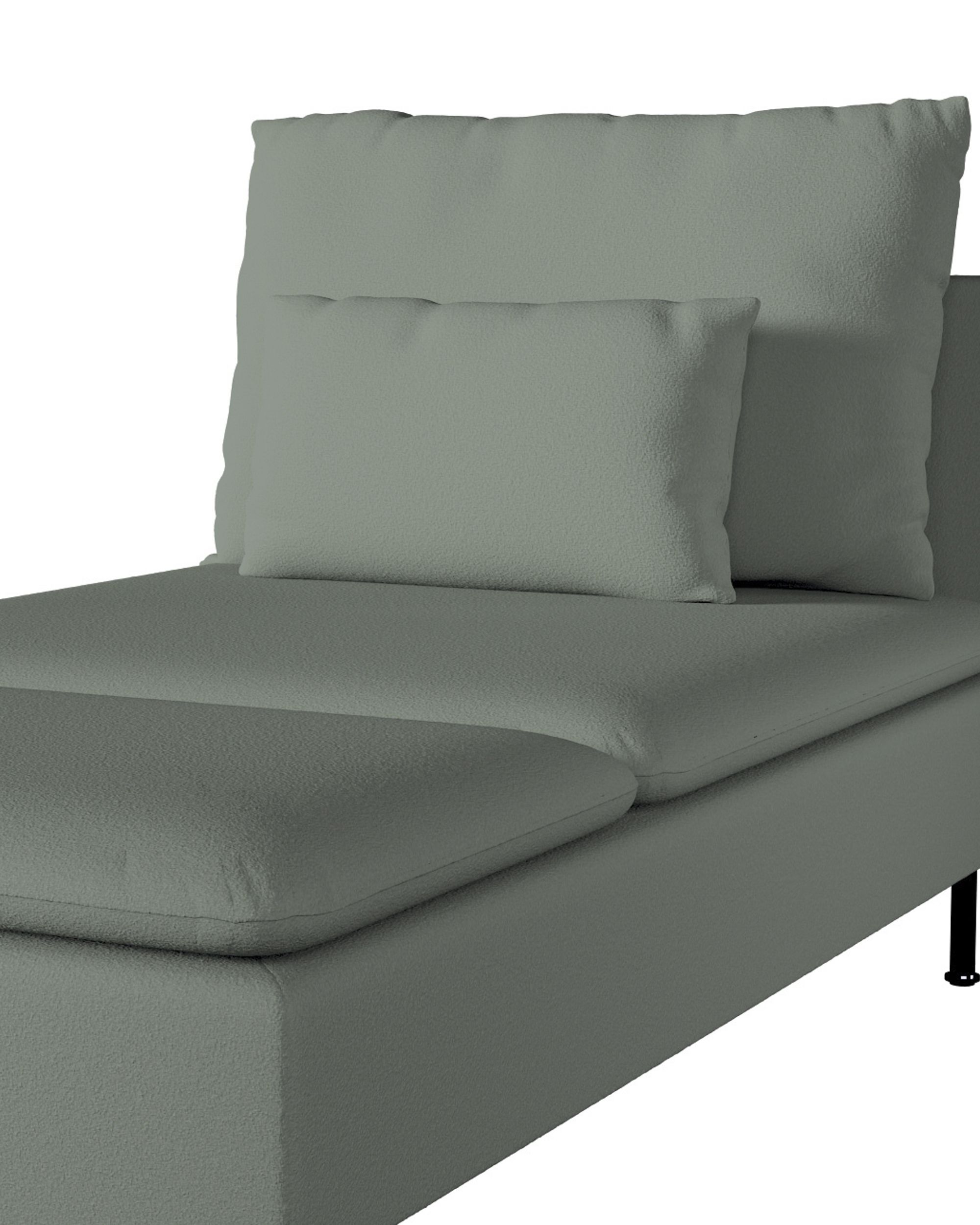Söderhamn chaise longue product colour green fabric structured (hover)