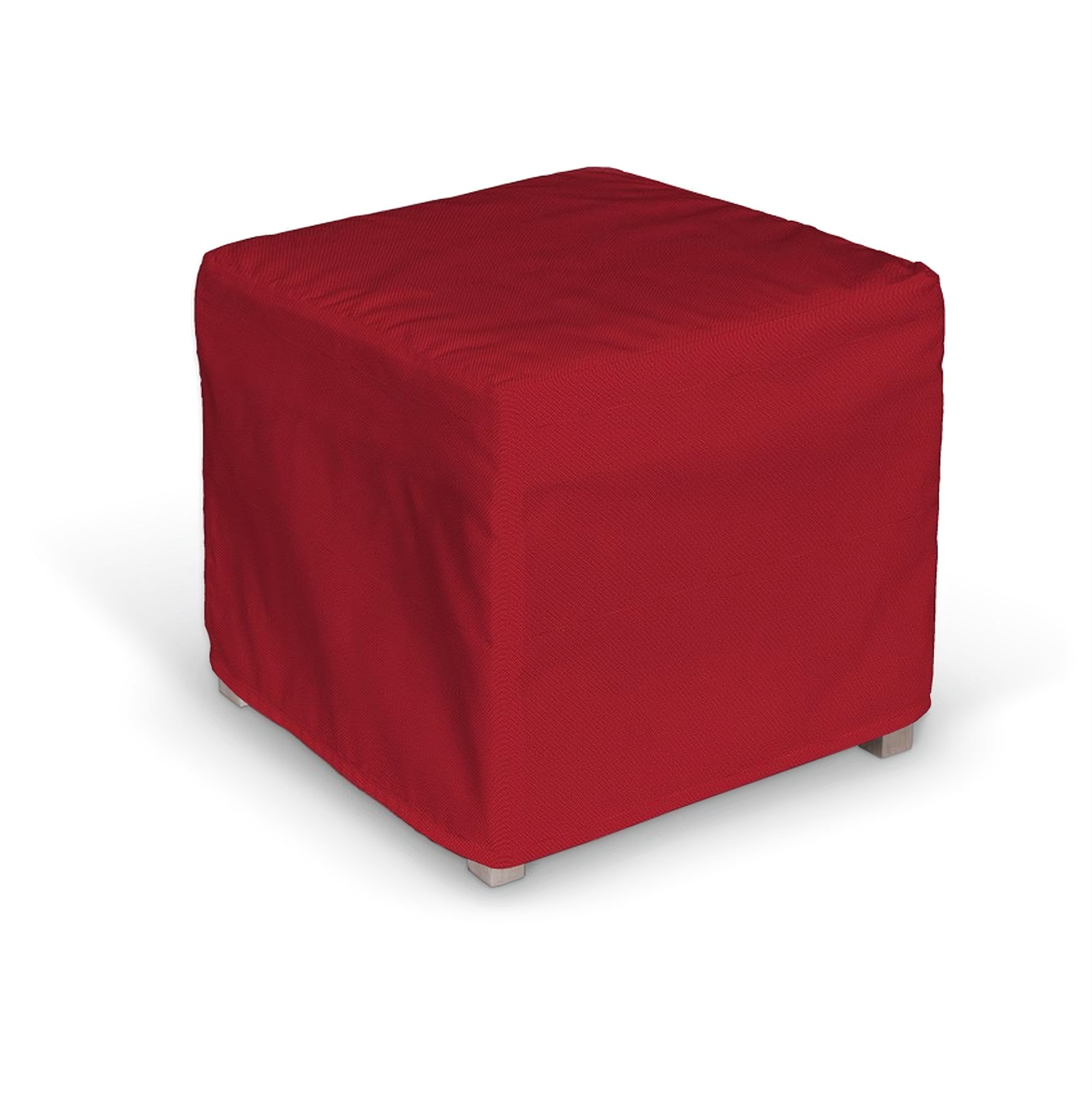 Solsta Pällbo cube cover product colour red fabric structured