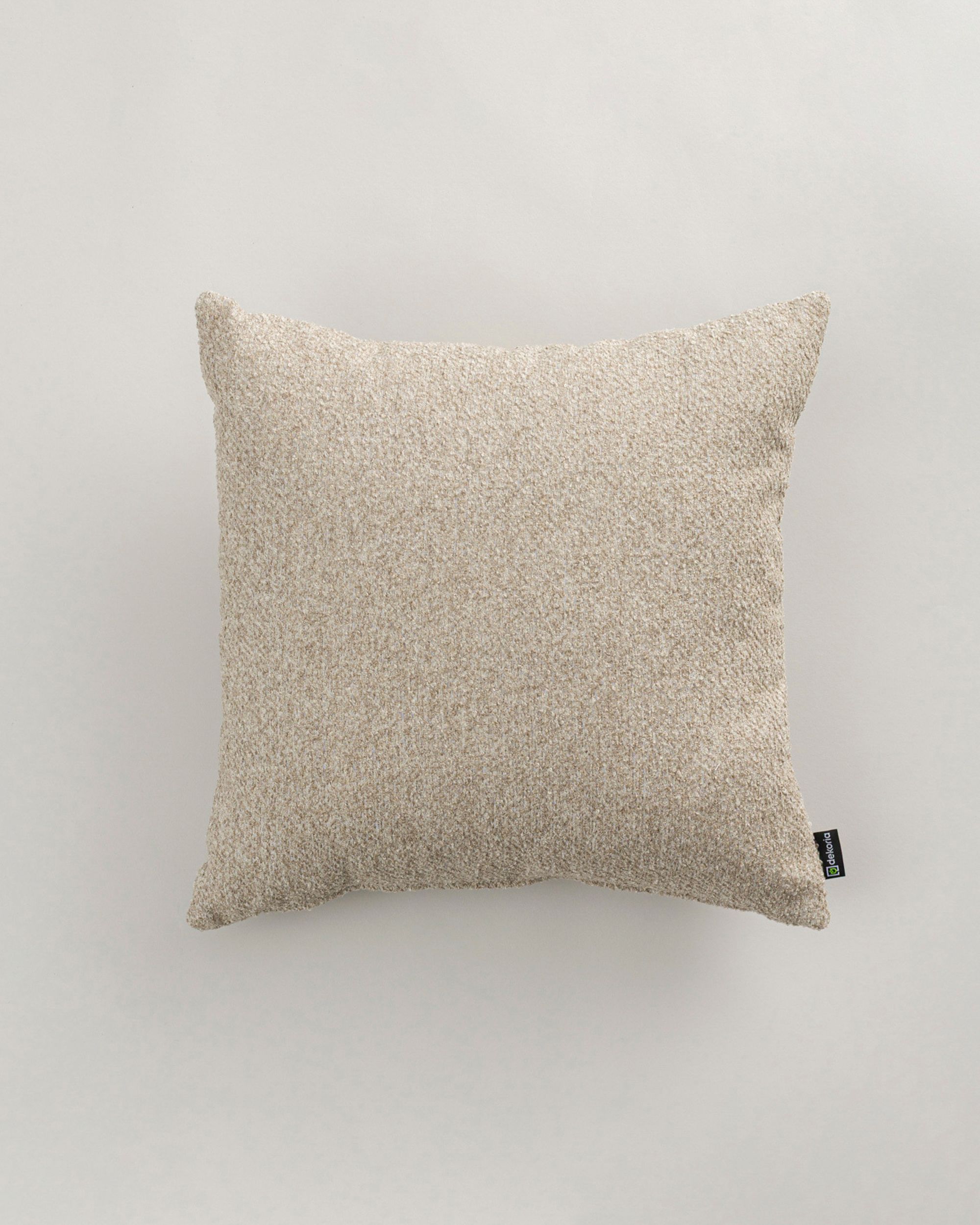 Kinga cushion cover product colour beige fabric structured