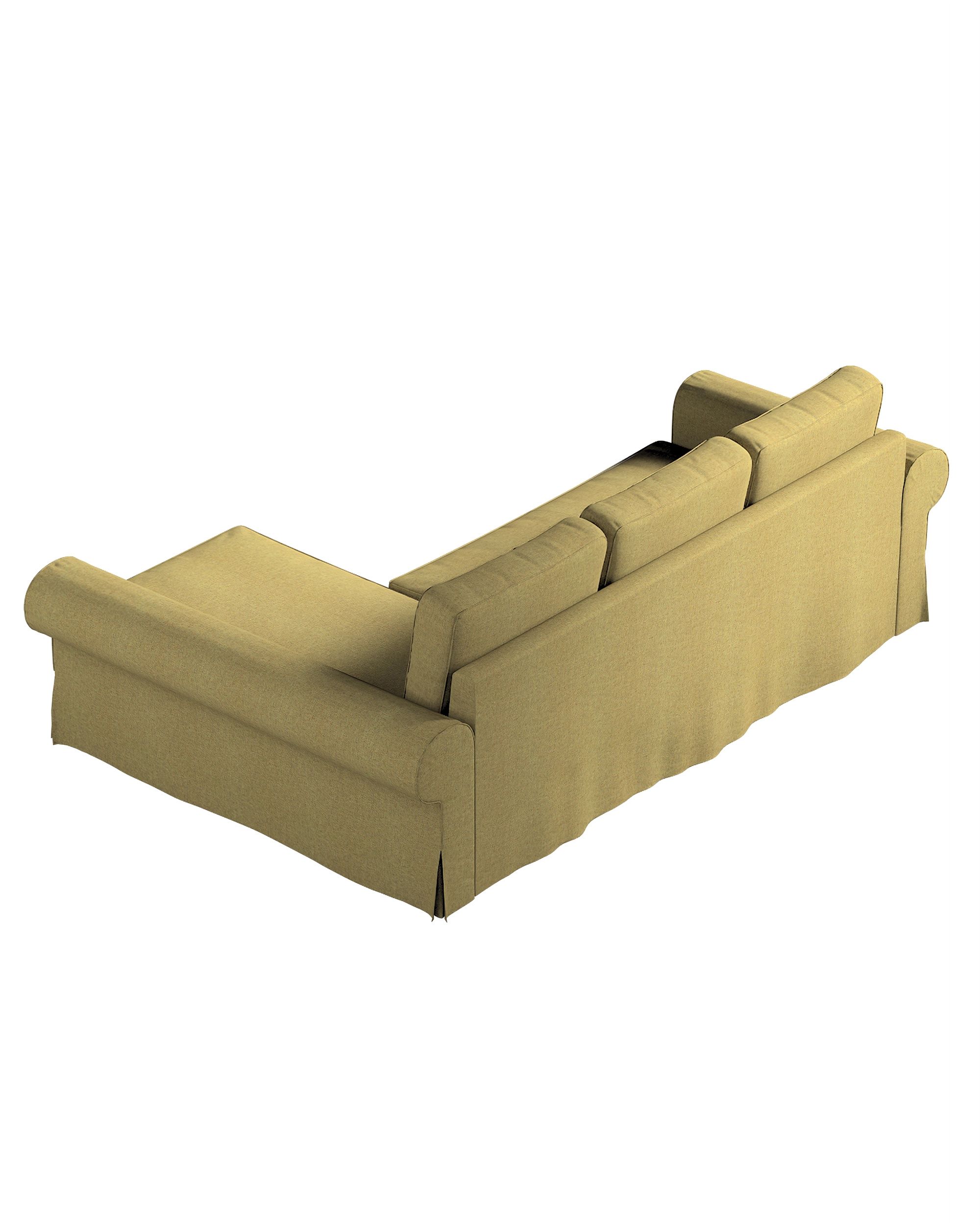 Backabro sofa bed with chaise longue cover product colour green fabric structured (hover)