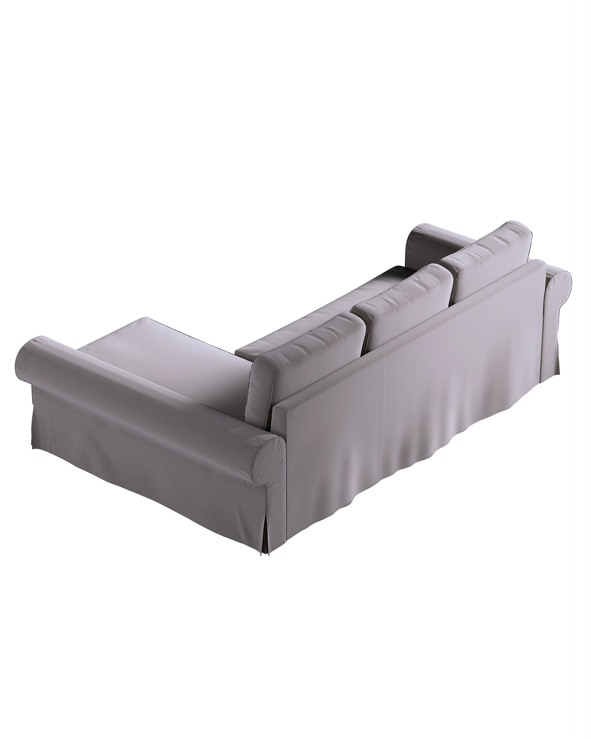 Backabro sofa bed with chaise longue cover product colour brown fabric velvet (hover)