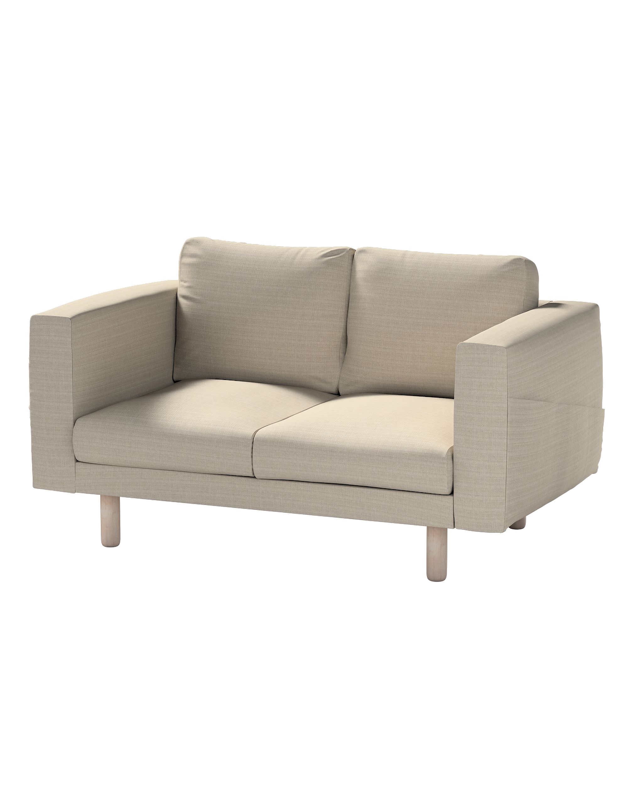 Norsborg 2-seat sofa cover product colour beige fabric structured