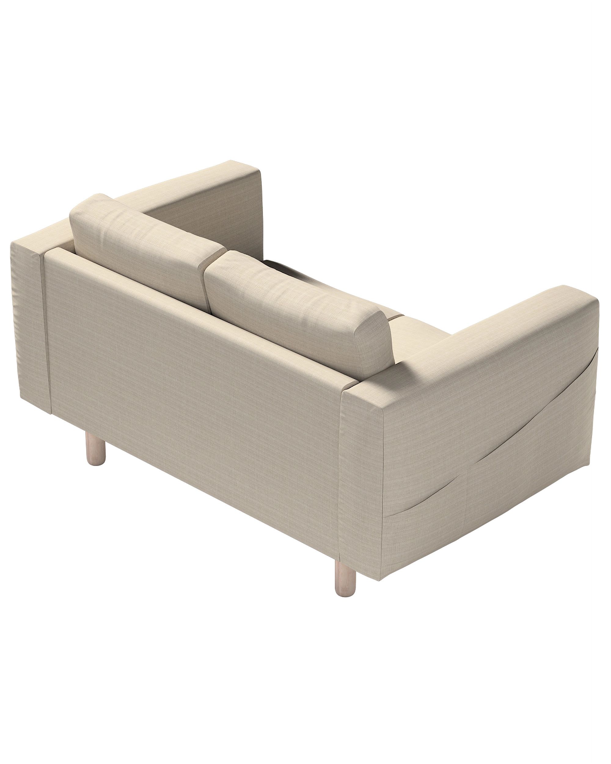 Norsborg 2-seat sofa cover product colour beige fabric structured (hover)