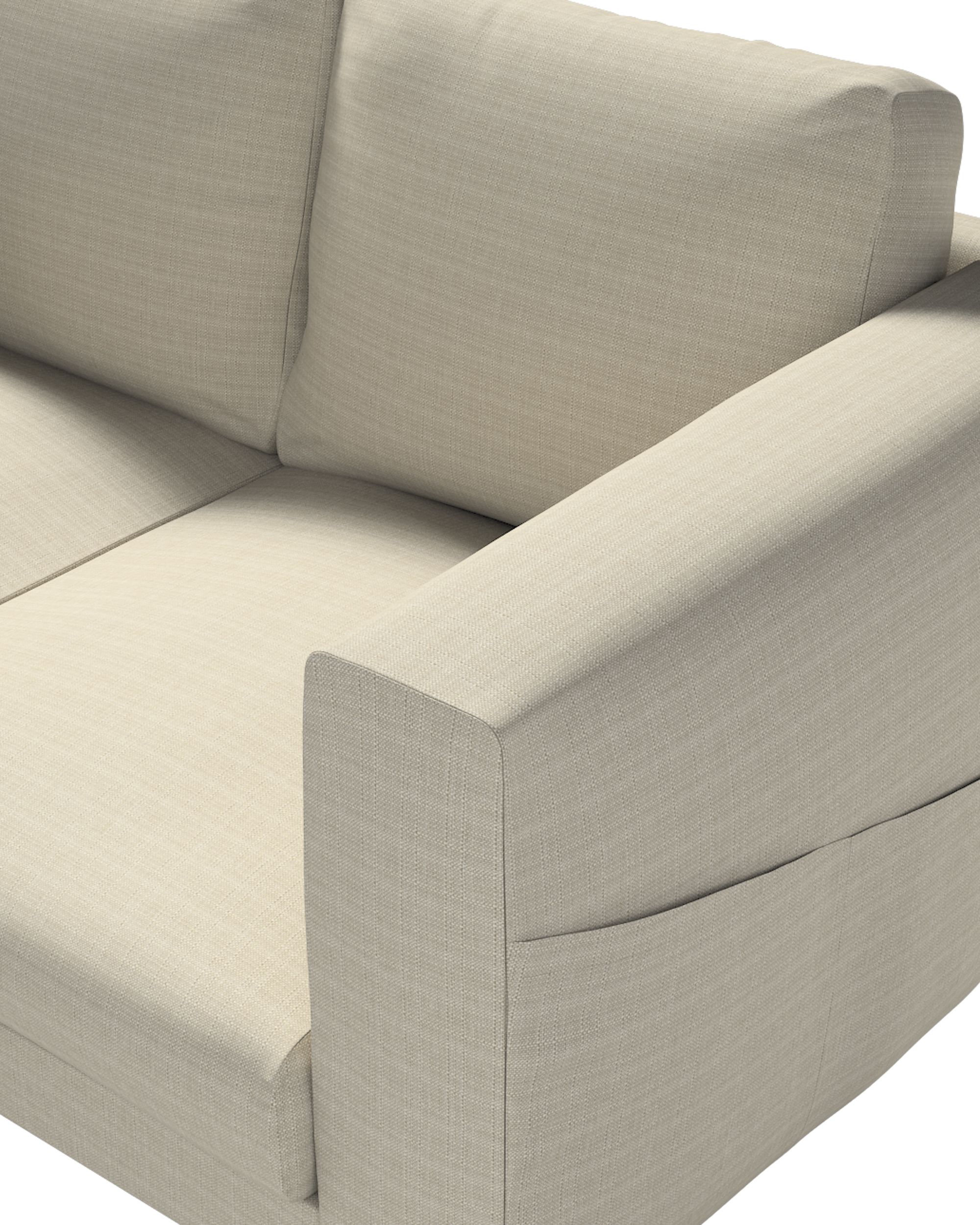Norsborg 2-seat sofa cover product colour beige fabric structured (hover)