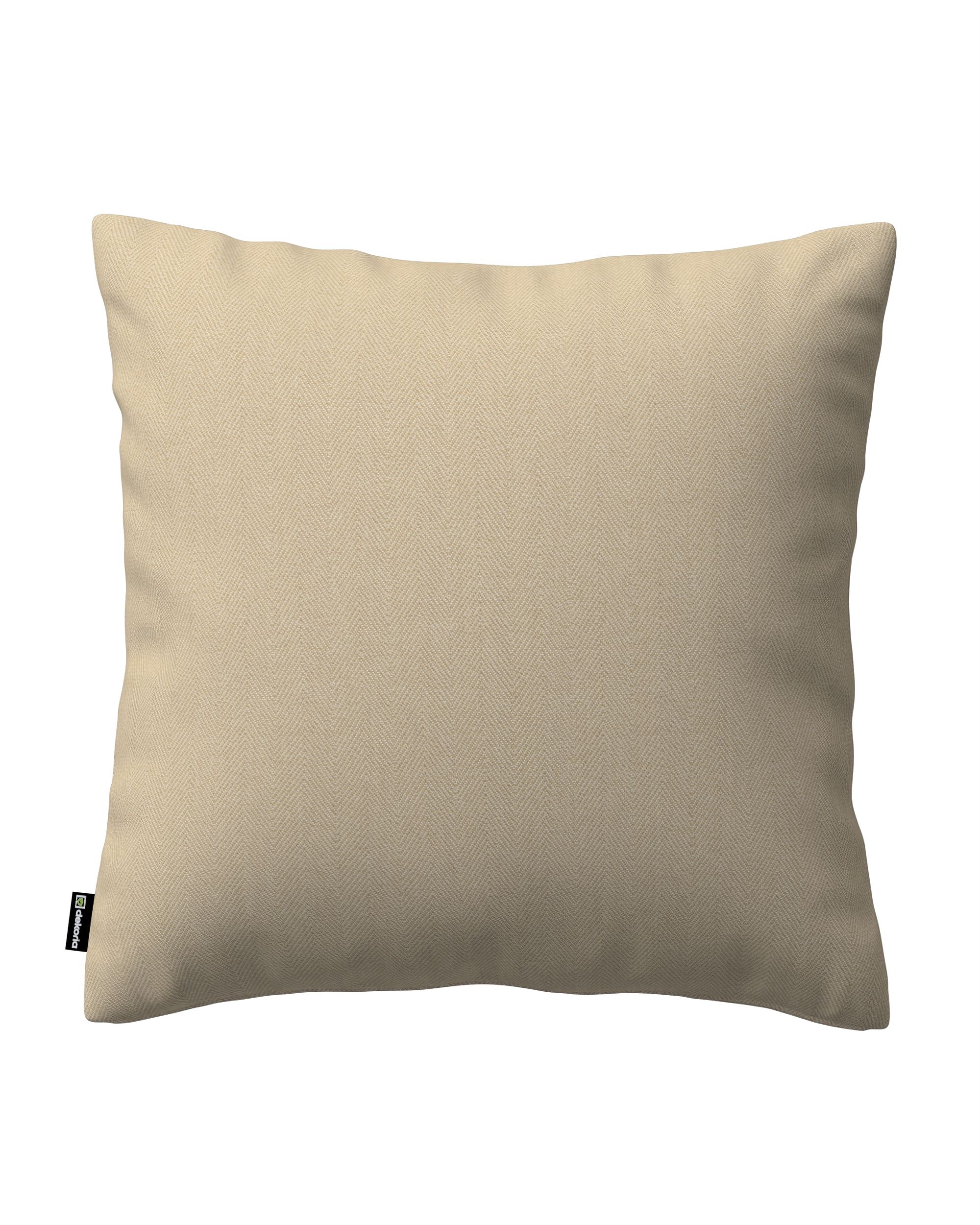 Kinga cushion cover product colour beige fabric outdoor, structured