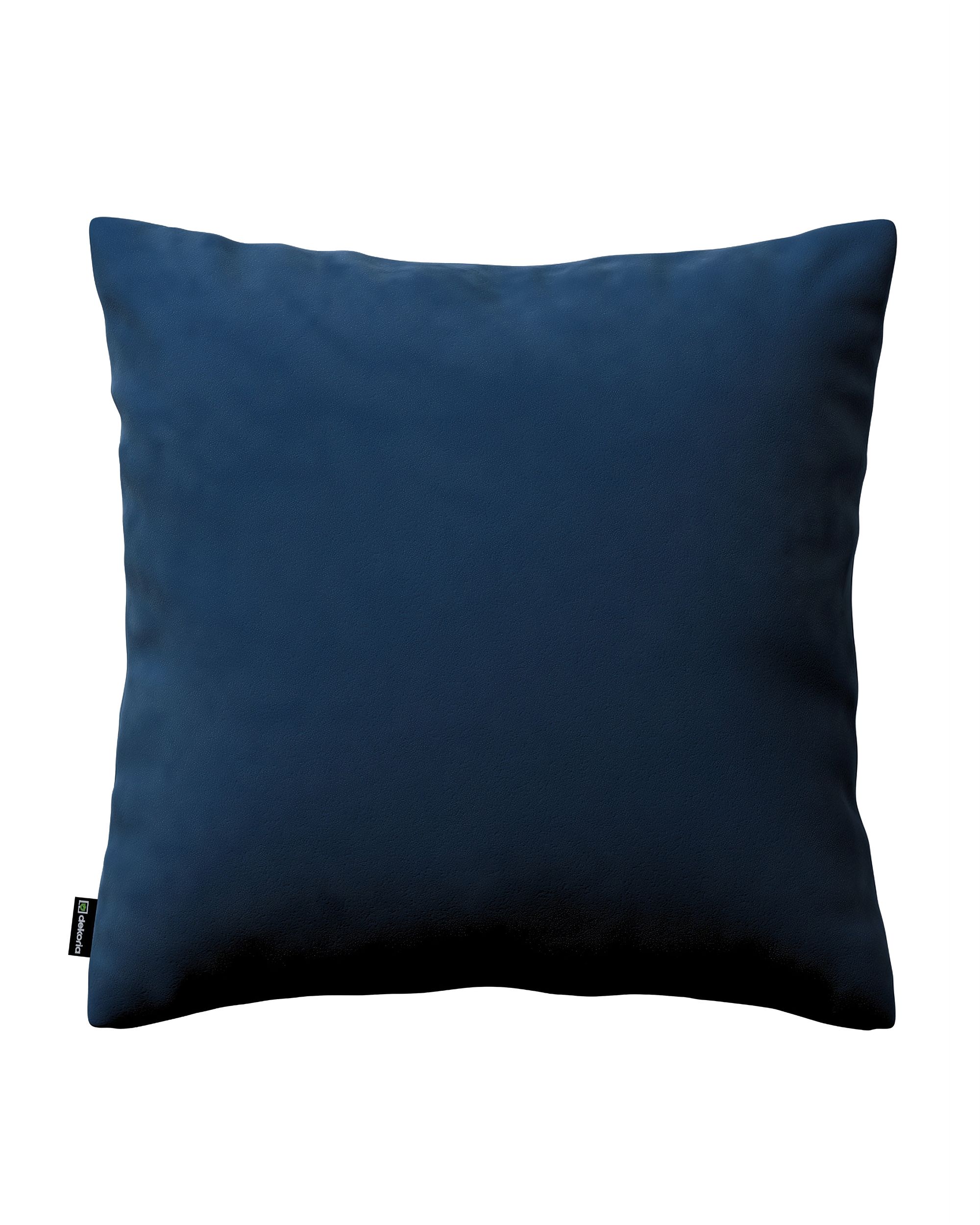 Kinga cushion cover product colour navy blue fabric gloss, velvet