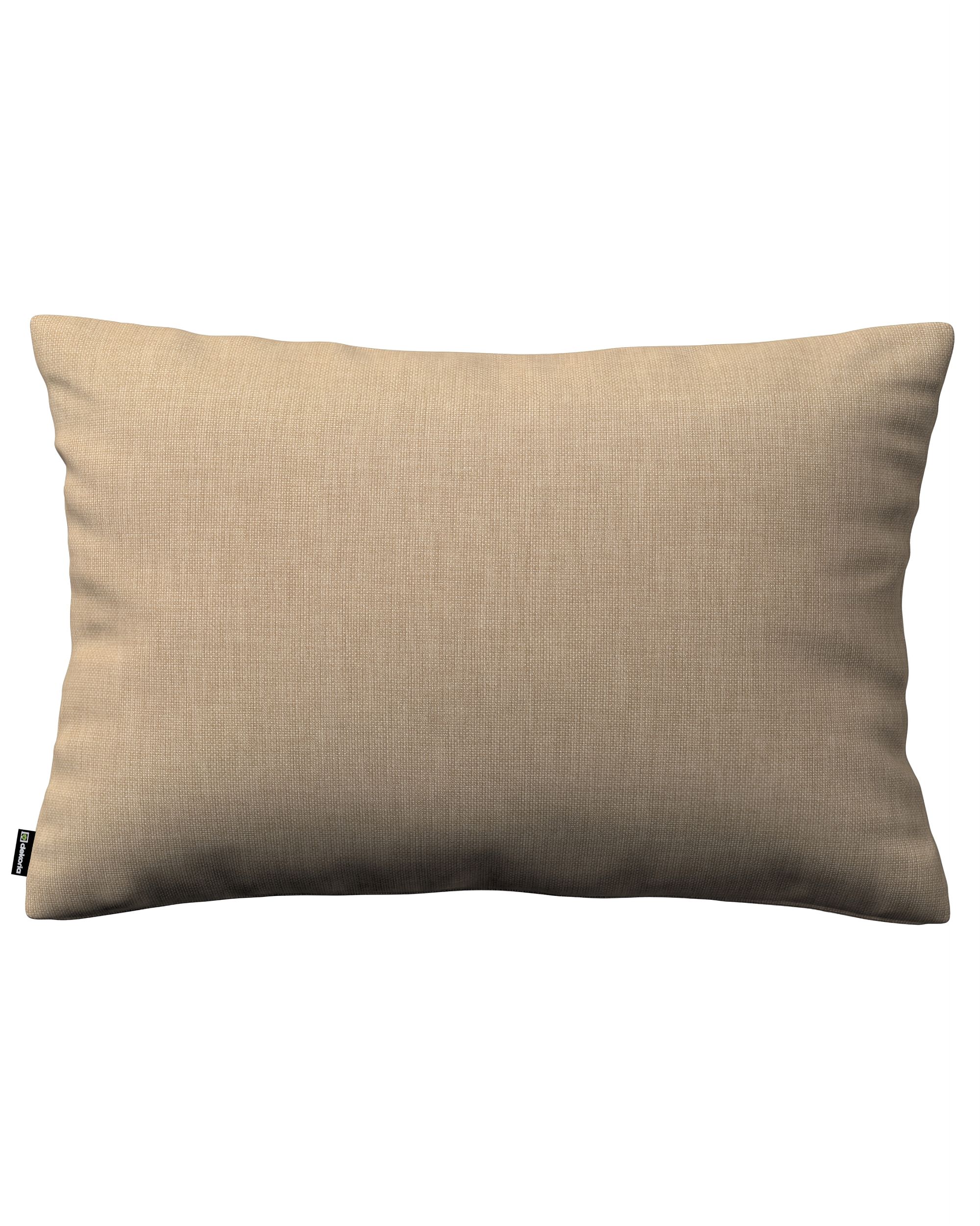 Kinga rectangular cushion cover product colour beige fabric structured