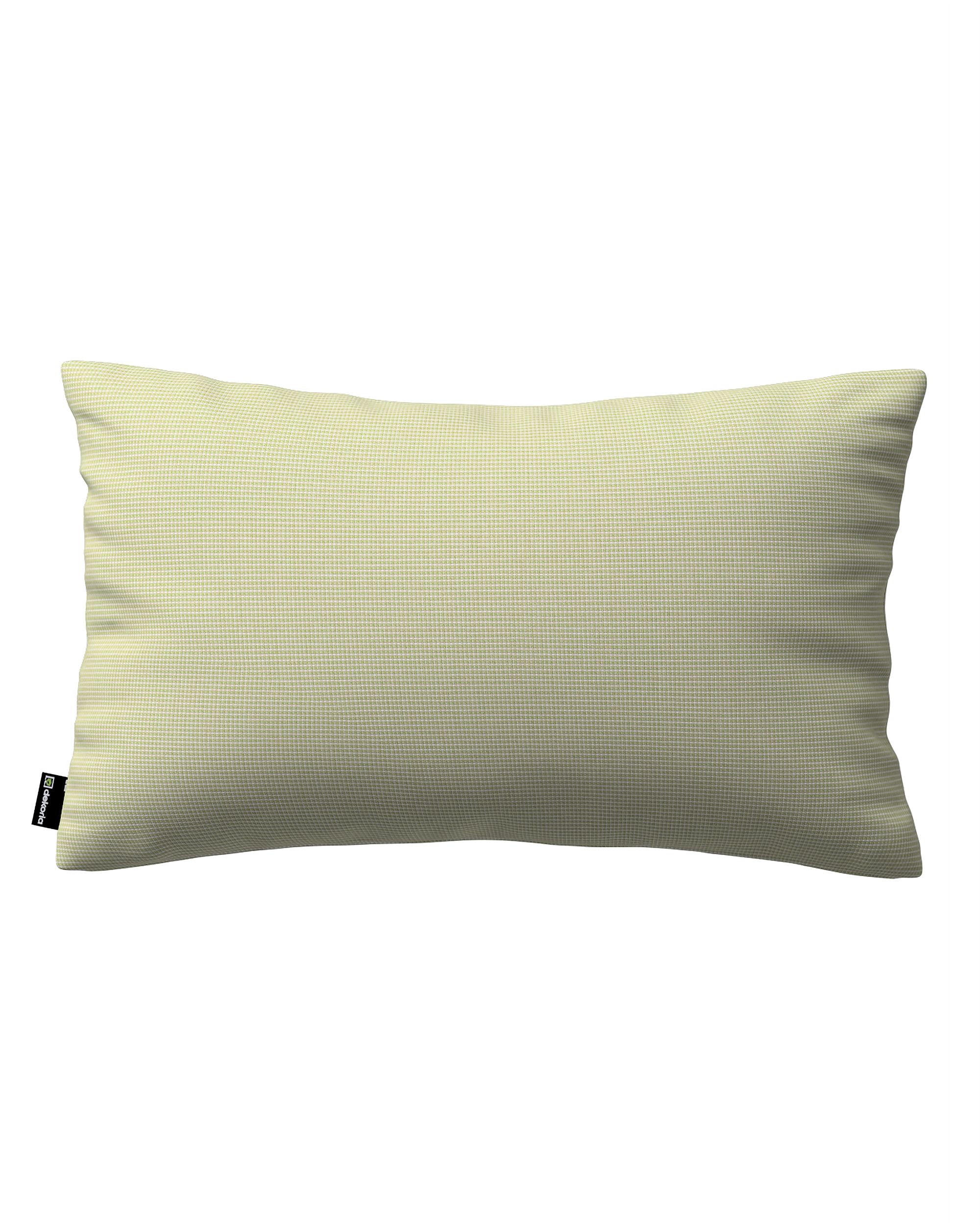 Kinga rectangular cushion cover product colour green fabric outdoor, structured