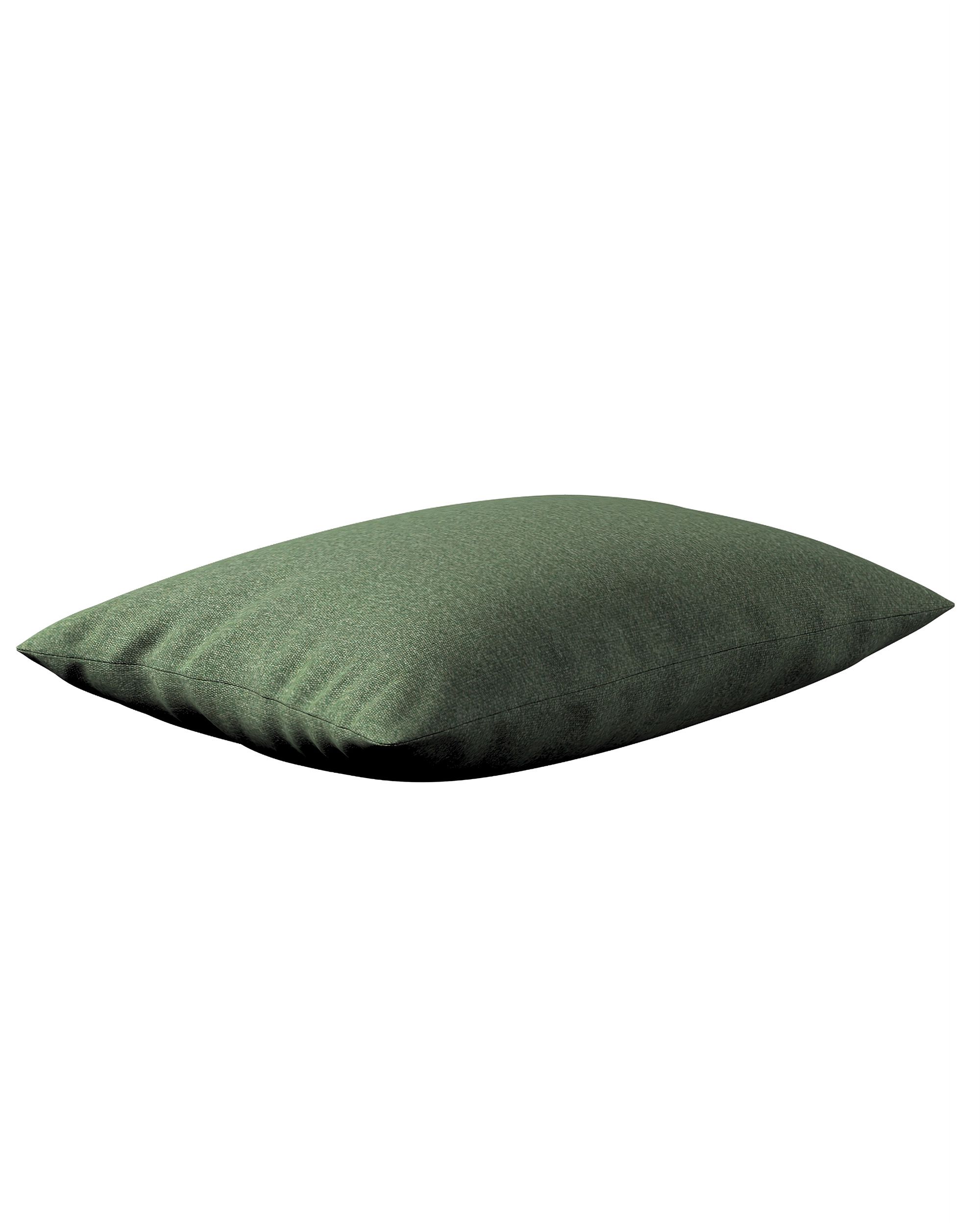 Kinga rectangular cushion cover product colour green fabric structured (hover)
