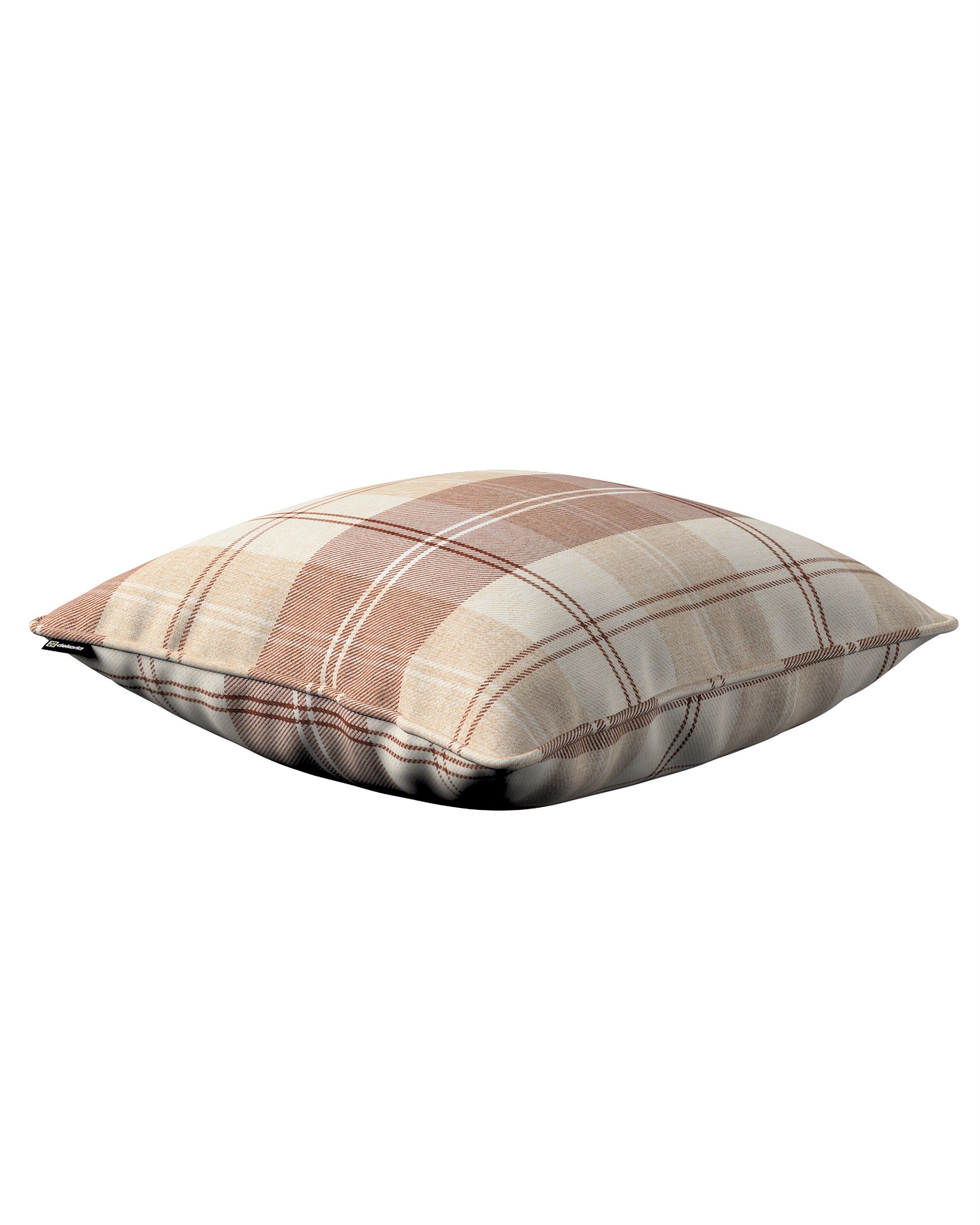 Gabi piped cushion cover product colour beige fabric structured, patterned (hover)