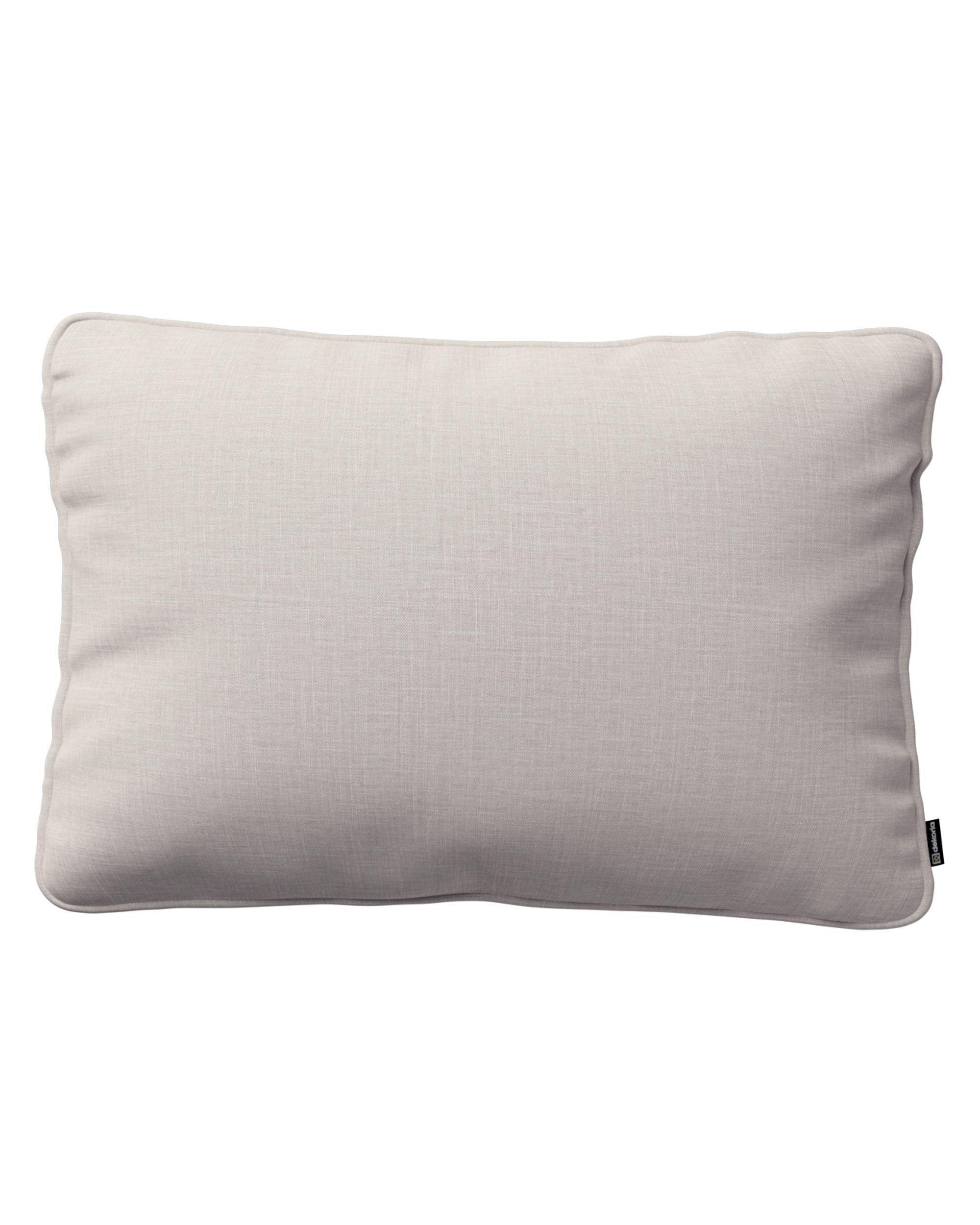 Gabi piped cushion cover 60x40cm product colour grey fabric structured
