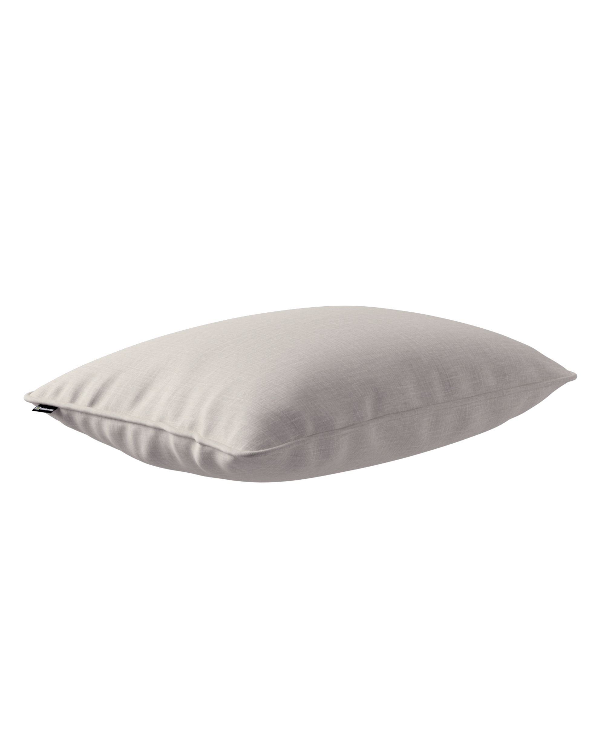 Gabi piped cushion cover 60x40cm product colour grey fabric structured (hover)