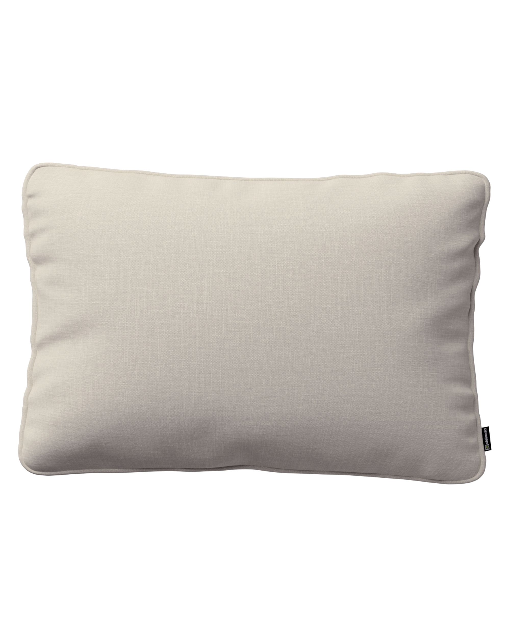 Gabi piped cushion cover 60x40cm product colour grey fabric structured