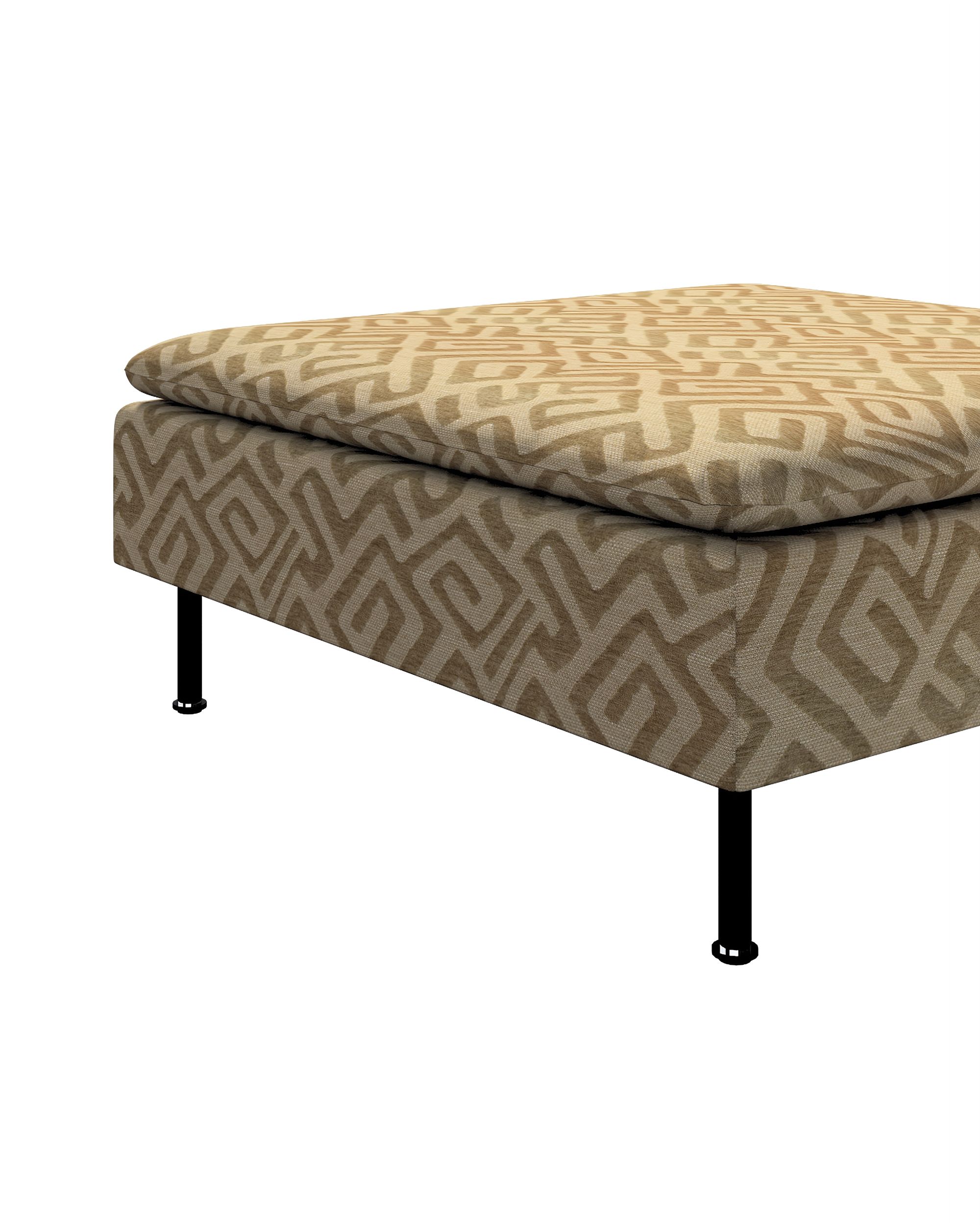 Söderhamn footstool cover product colour beige fabric structured, patterned (hover)