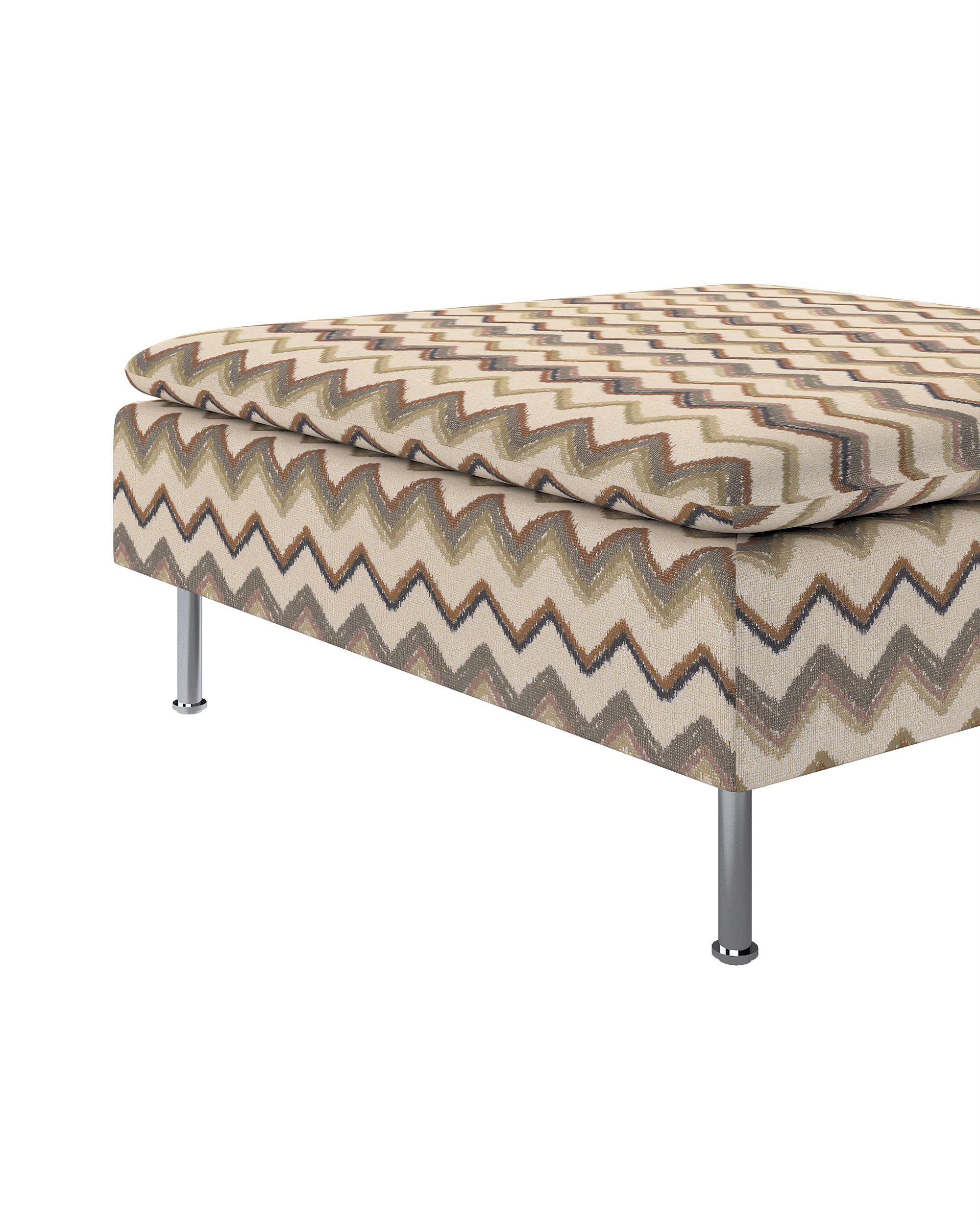 Söderhamn footstool cover product colour beige fabric structured, patterned (hover)