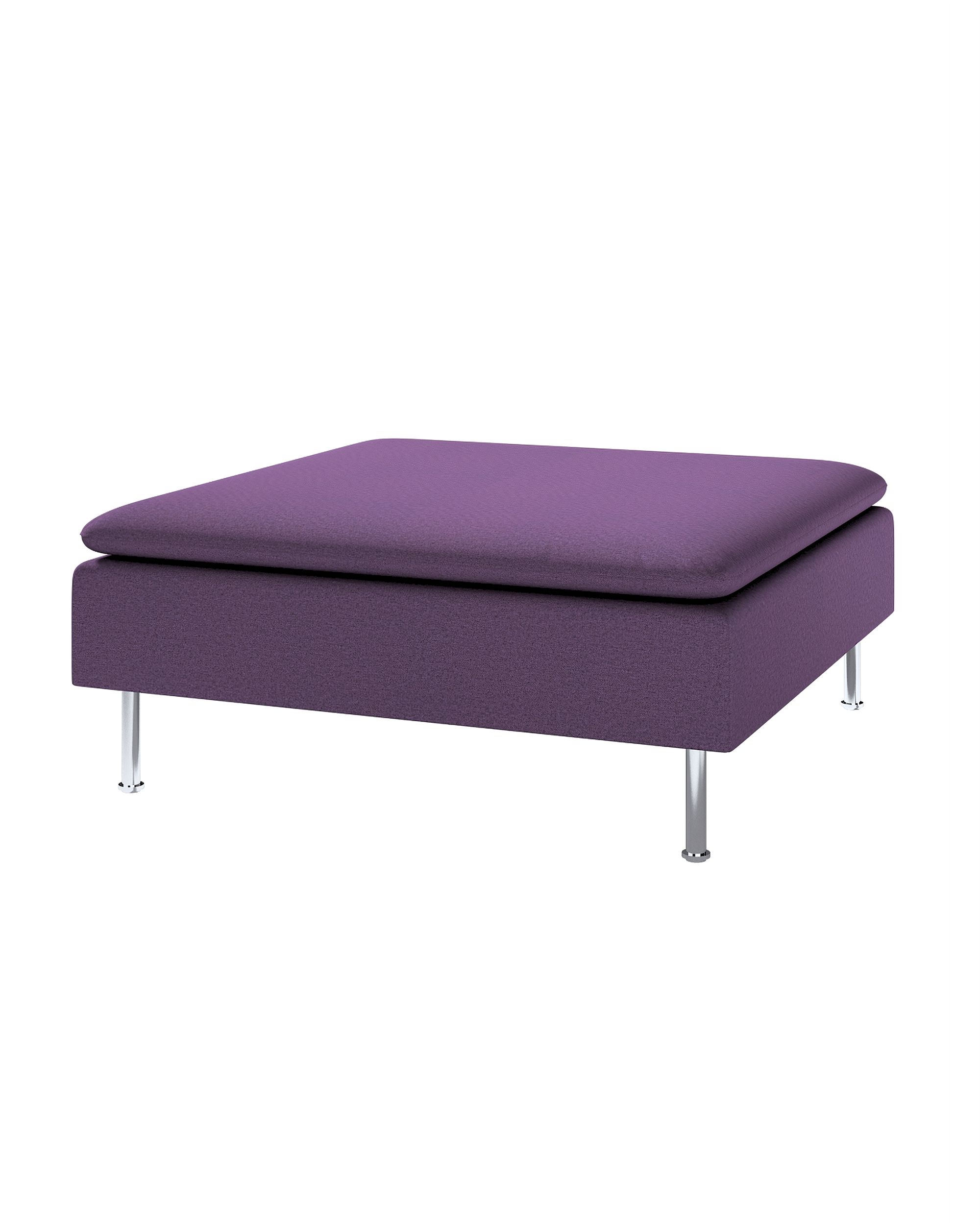 Söderhamn footstool cover product colour purple fabric structured