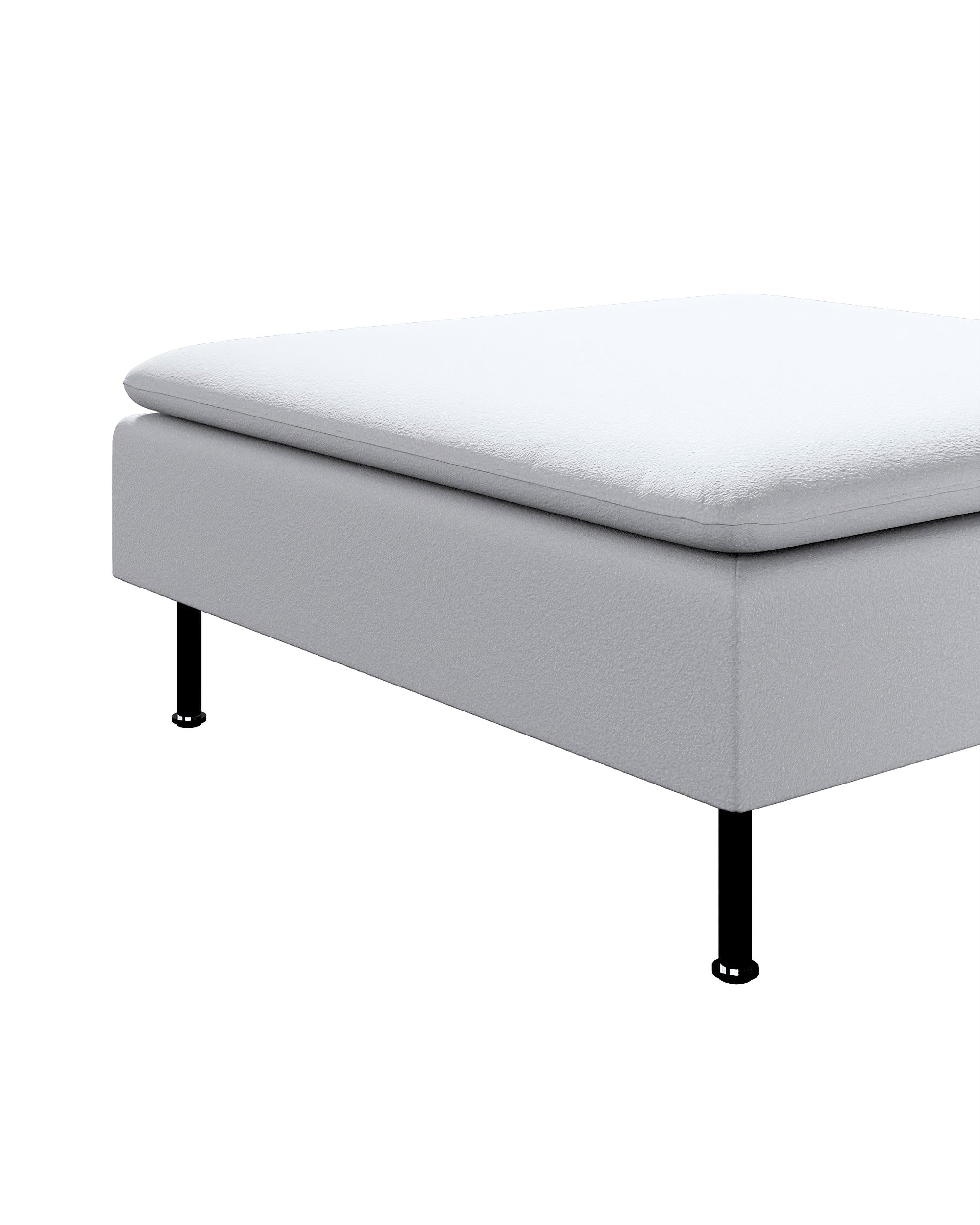 Söderhamn footstool cover product colour white fabric structured (hover)