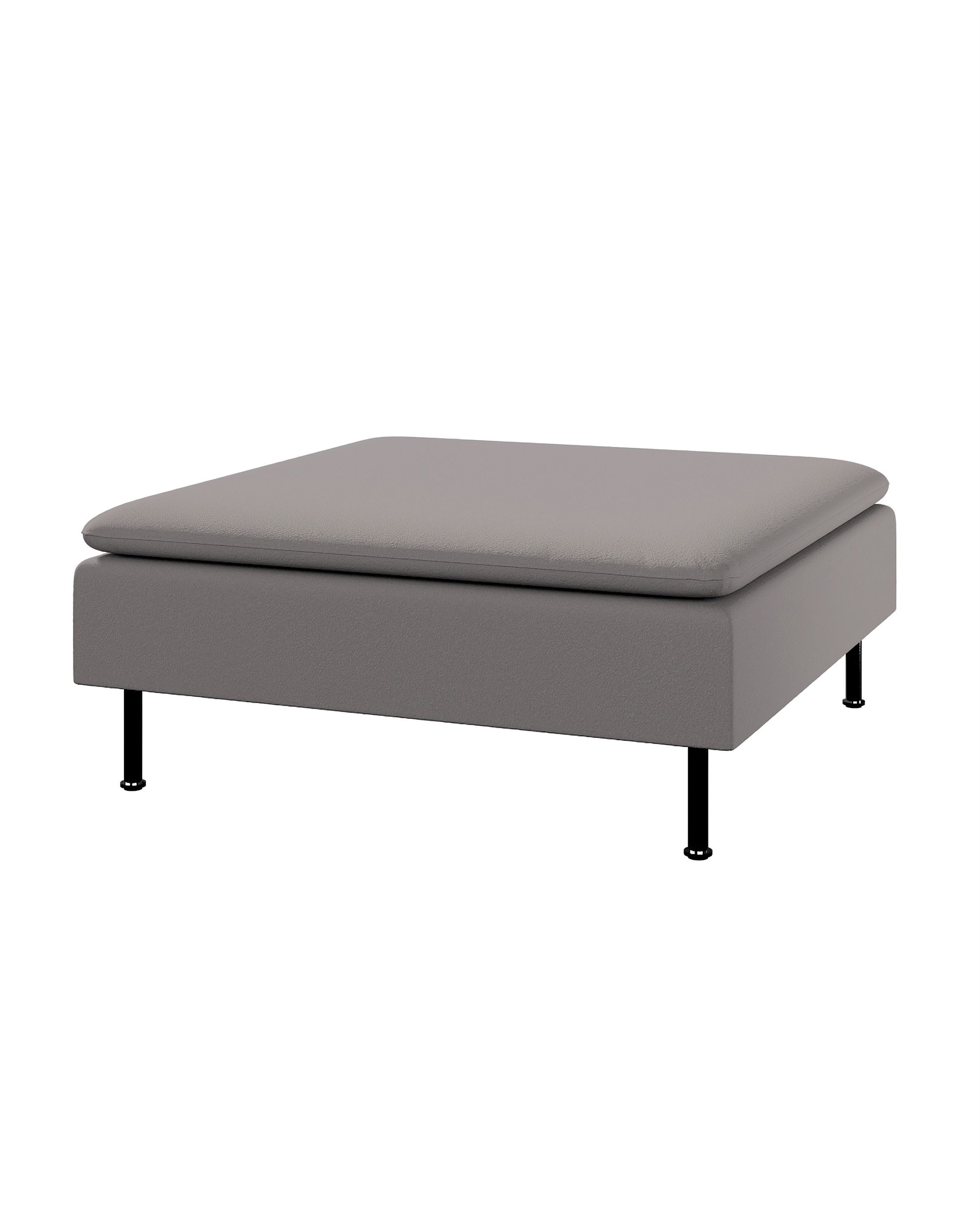 Söderhamn footstool cover product colour beige fabric structured