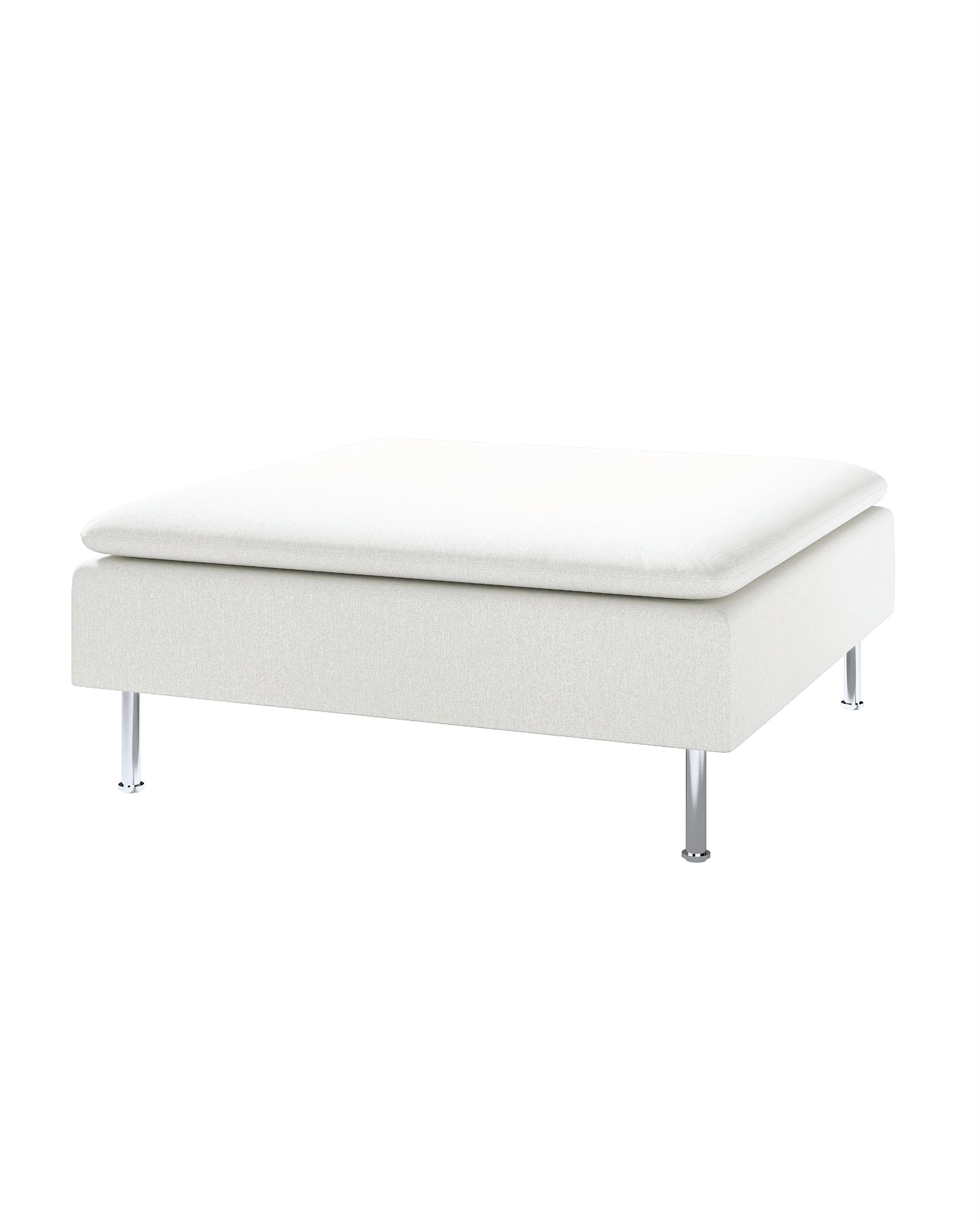 Söderhamn footstool cover product colour cream fabric structured