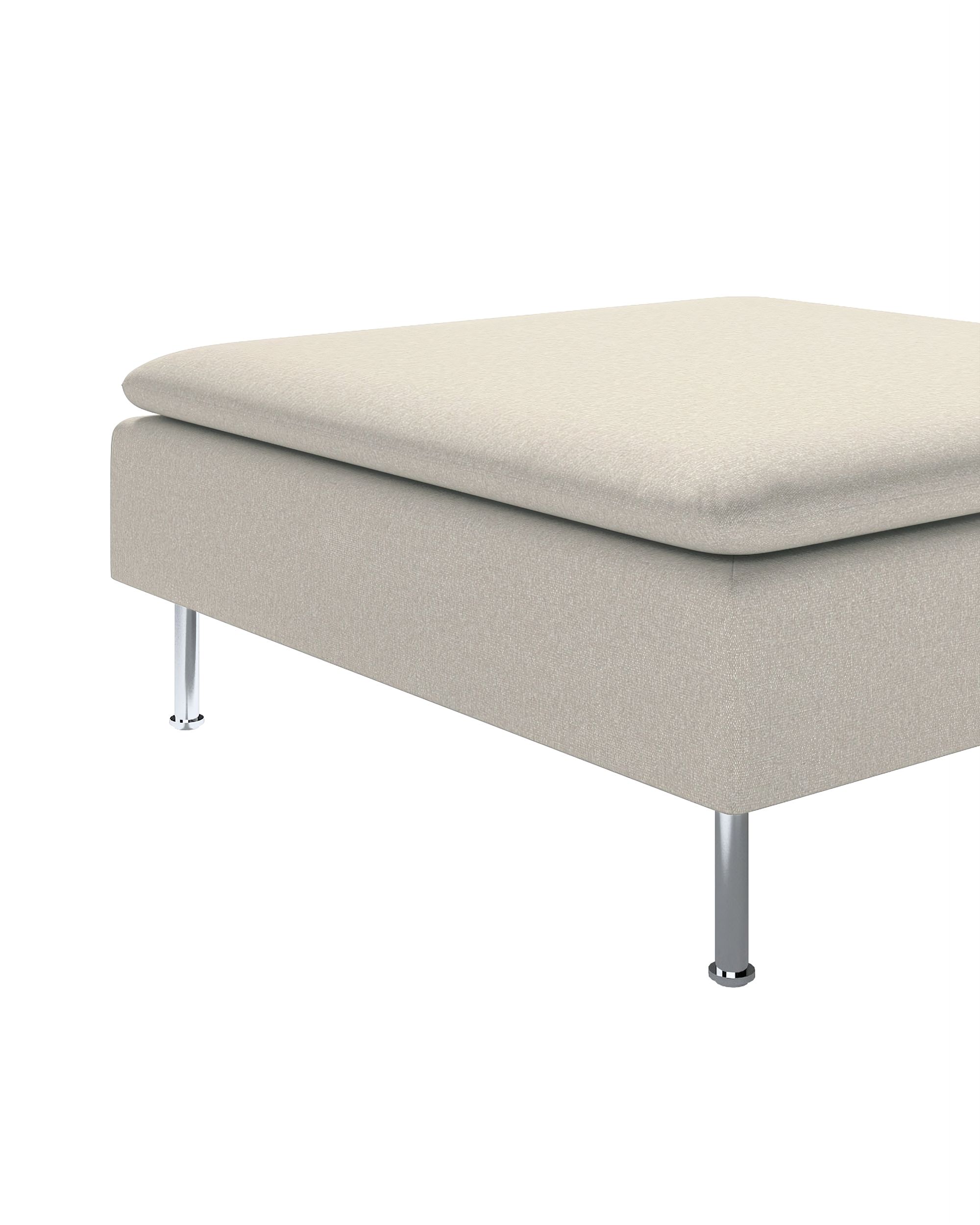 Söderhamn footstool cover product colour beige fabric structured (hover)