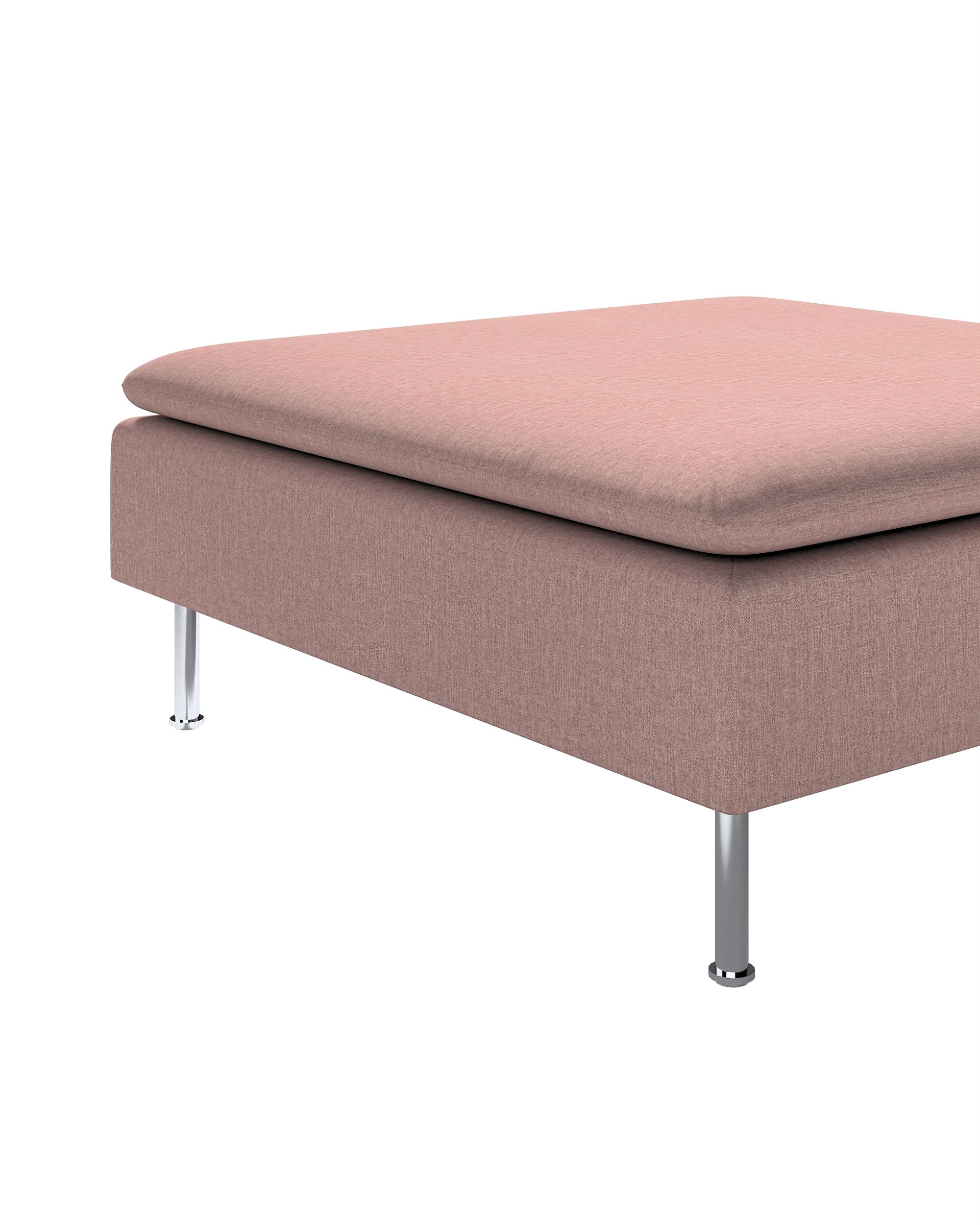 Söderhamn footstool cover product colour pink fabric structured (hover)