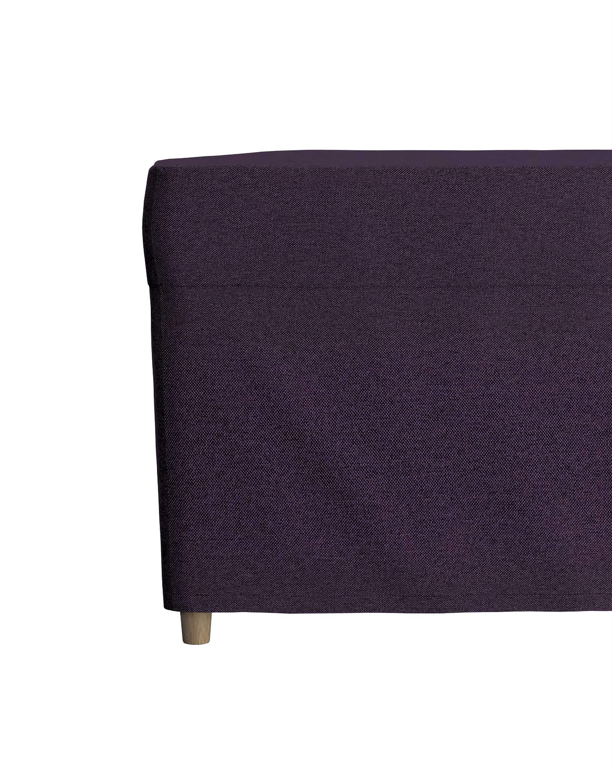 Strandmon footstool cover product colour purple fabric structured (hover)
