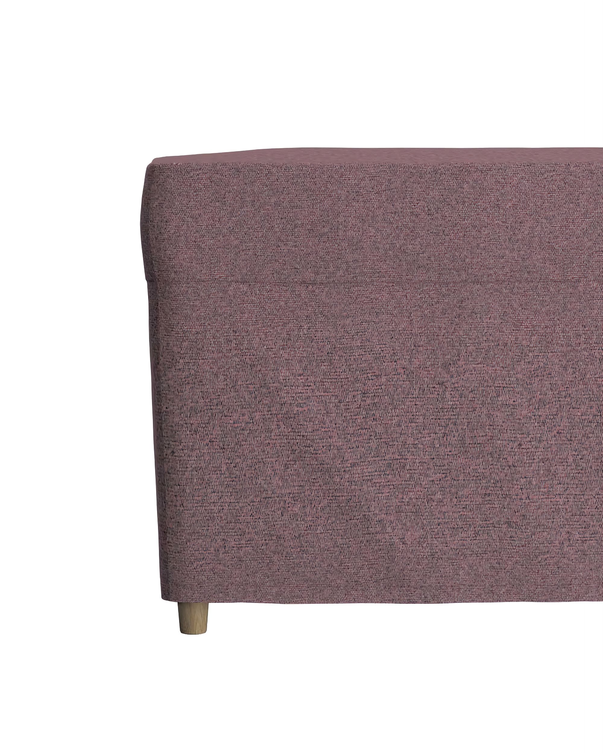 Strandmon footstool cover product colour pink fabric structured (hover)