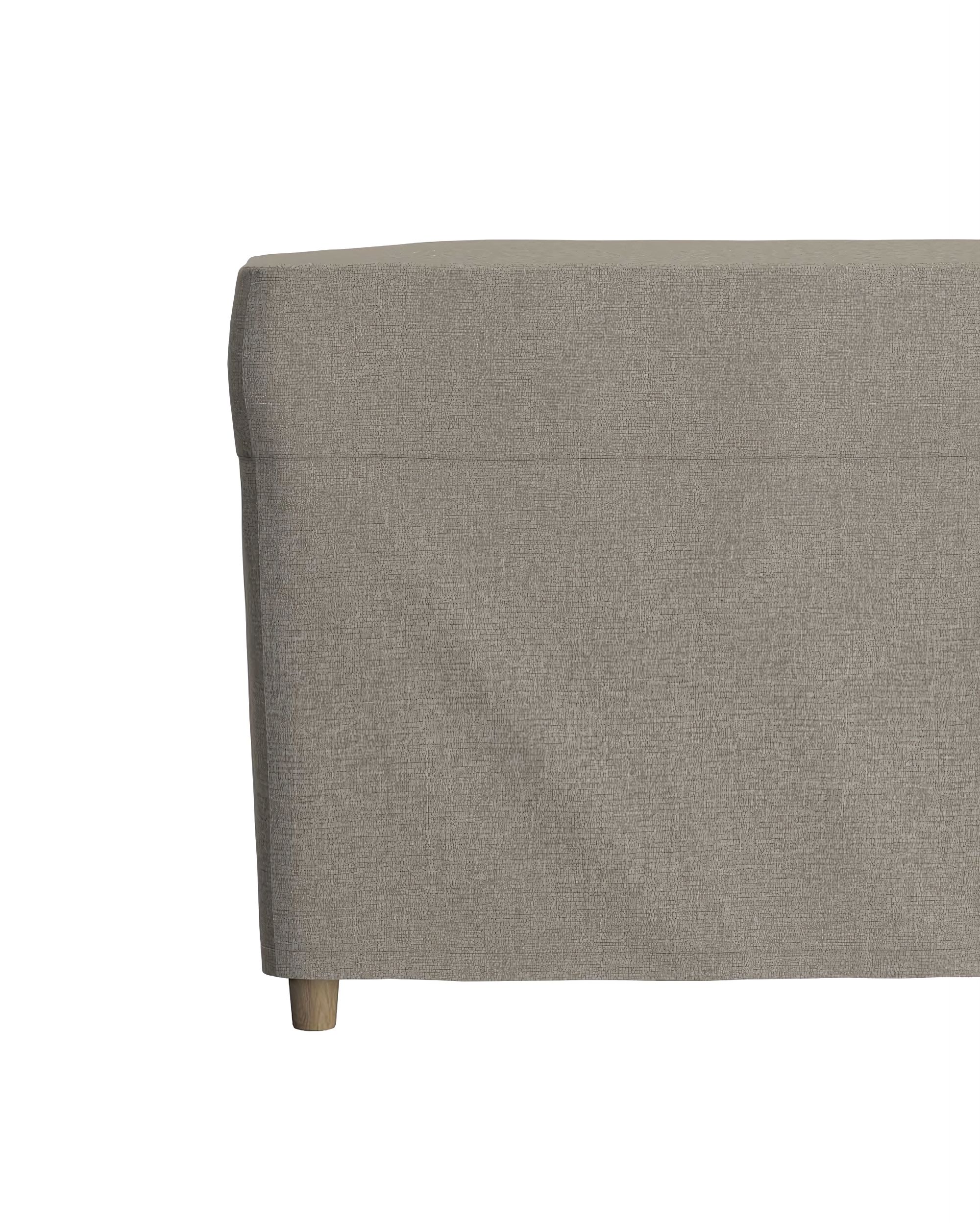 Strandmon footstool cover product colour beige fabric structured (hover)