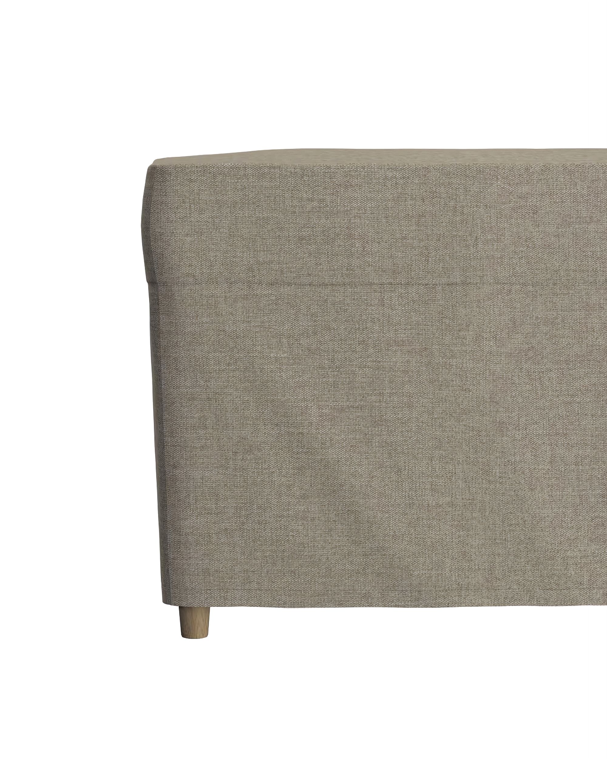 Strandmon footstool cover product colour beige fabric structured (hover)