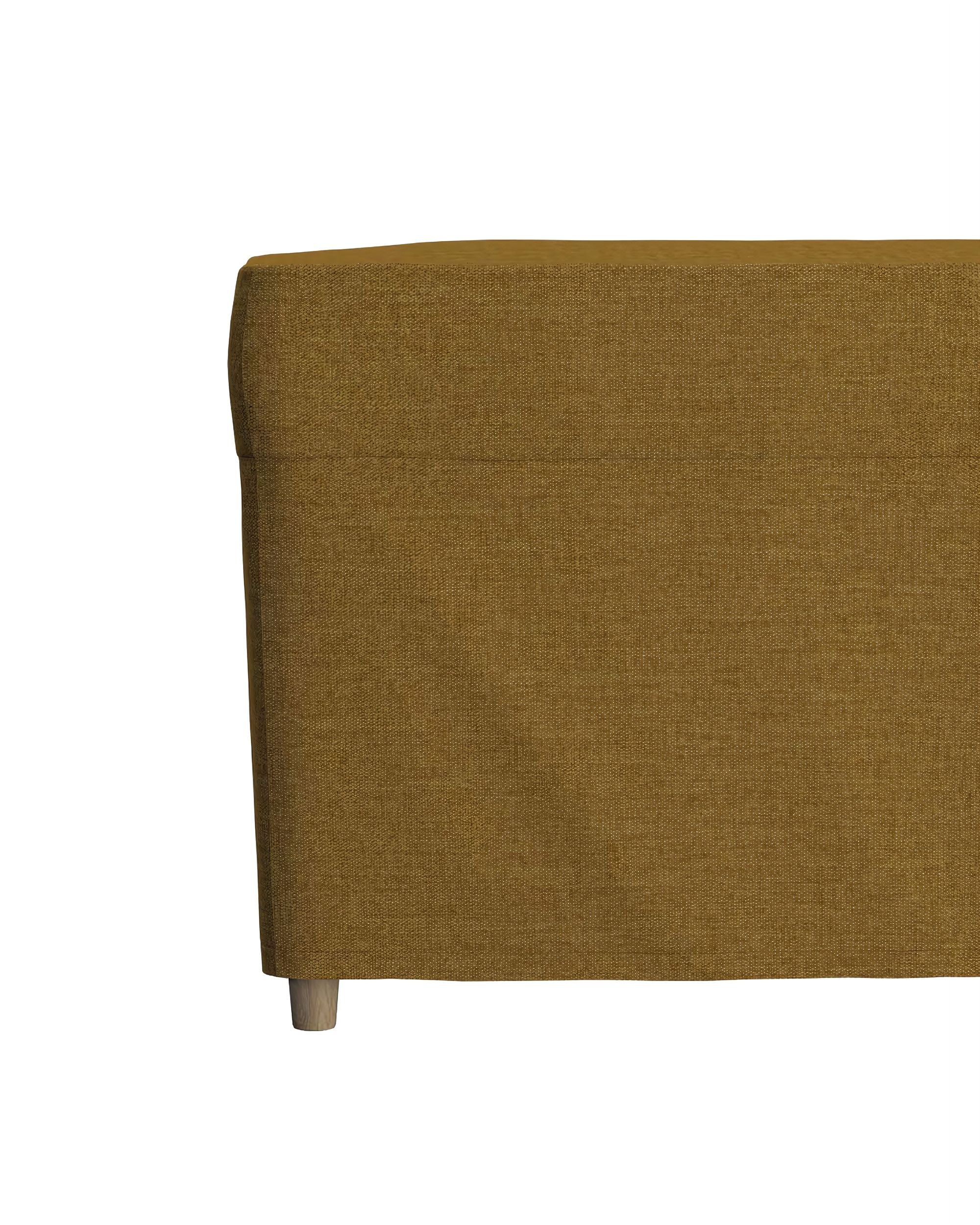 Strandmon footstool cover product colour yellow fabric structured (hover)