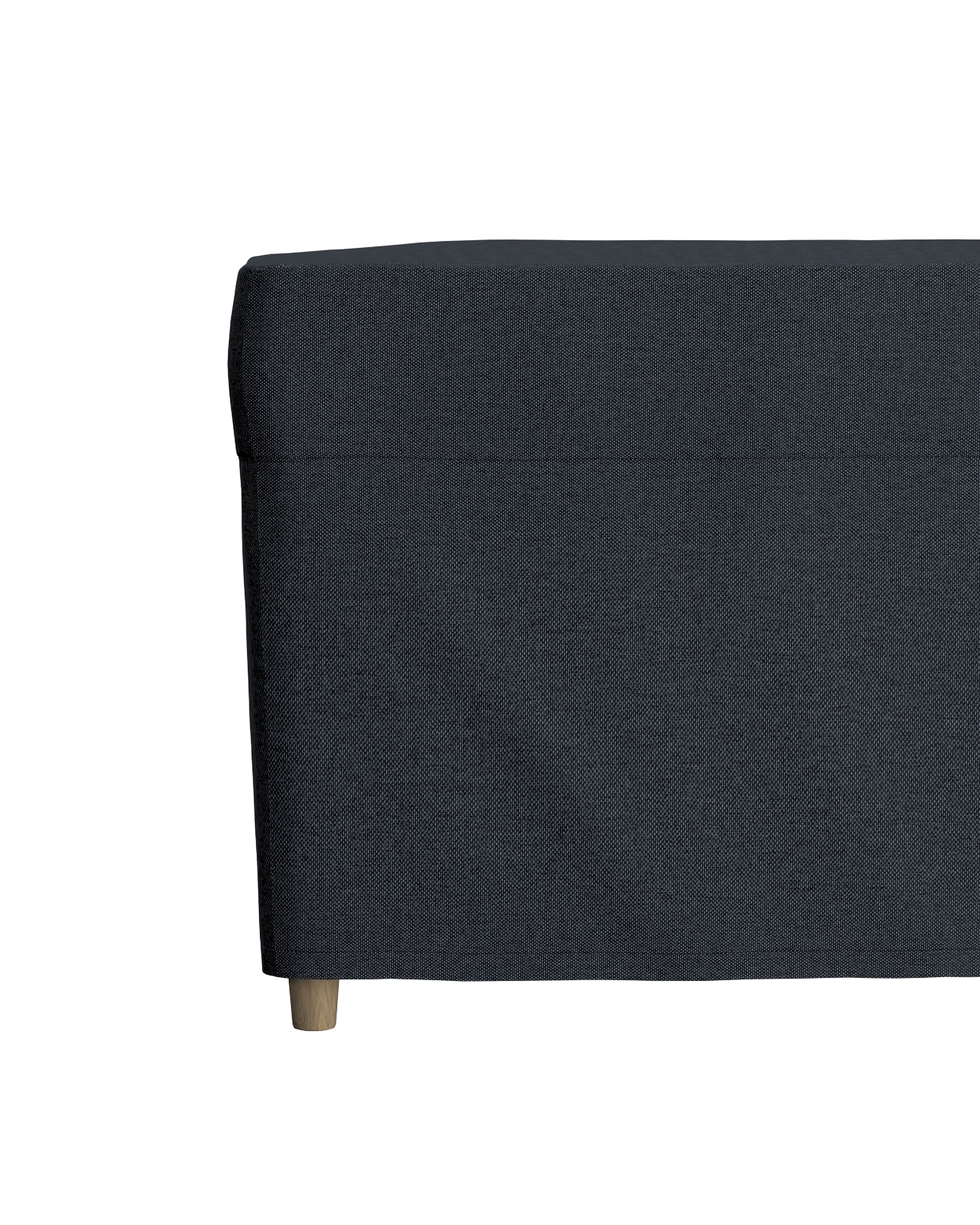 Strandmon footstool cover product colour blue fabric structured (hover)