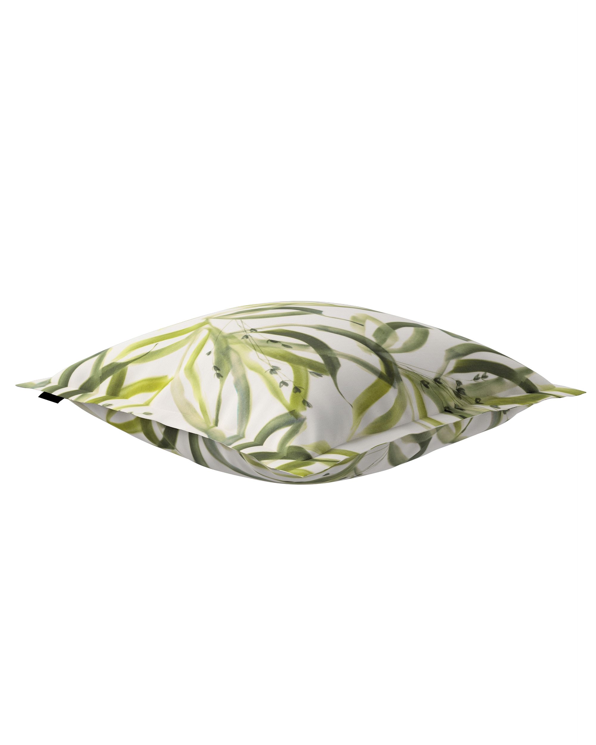 Mona cushion cover with border product colour green fabric patterned (hover)
