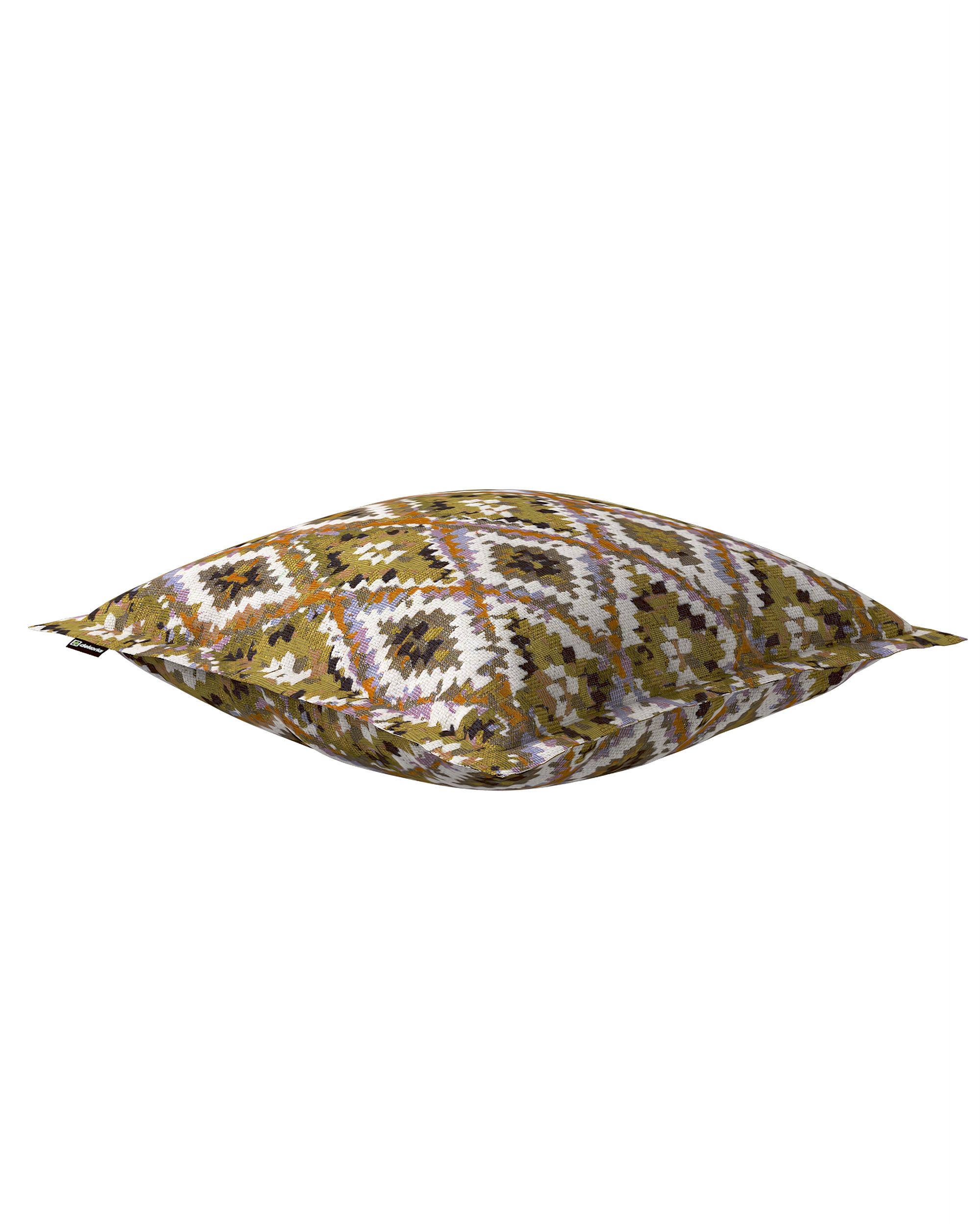 Mona cushion cover with border product colour multicolour fabric structured, patterned (hover)