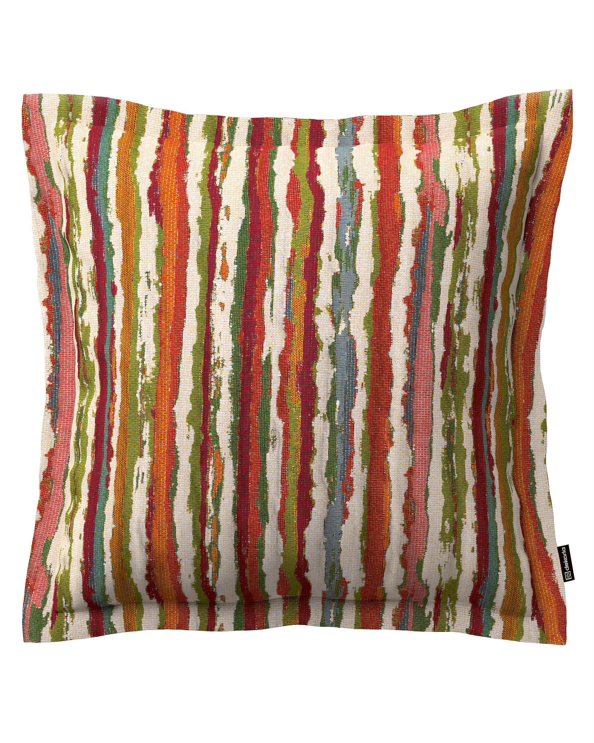 Mona cushion cover with border product colour multicolour fabric structured, patterned