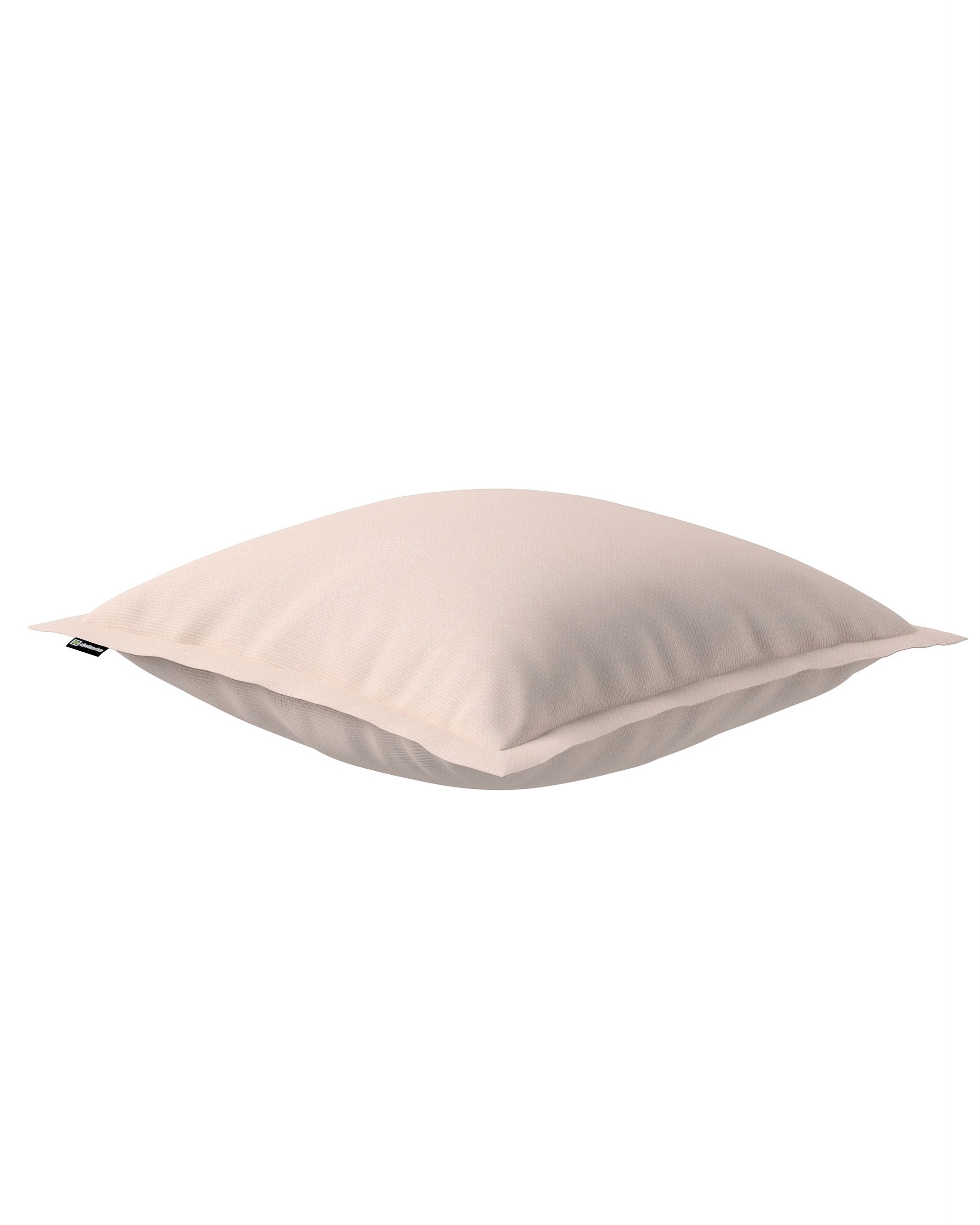 Mona cushion cover with border product colour pink fabric structured (hover)