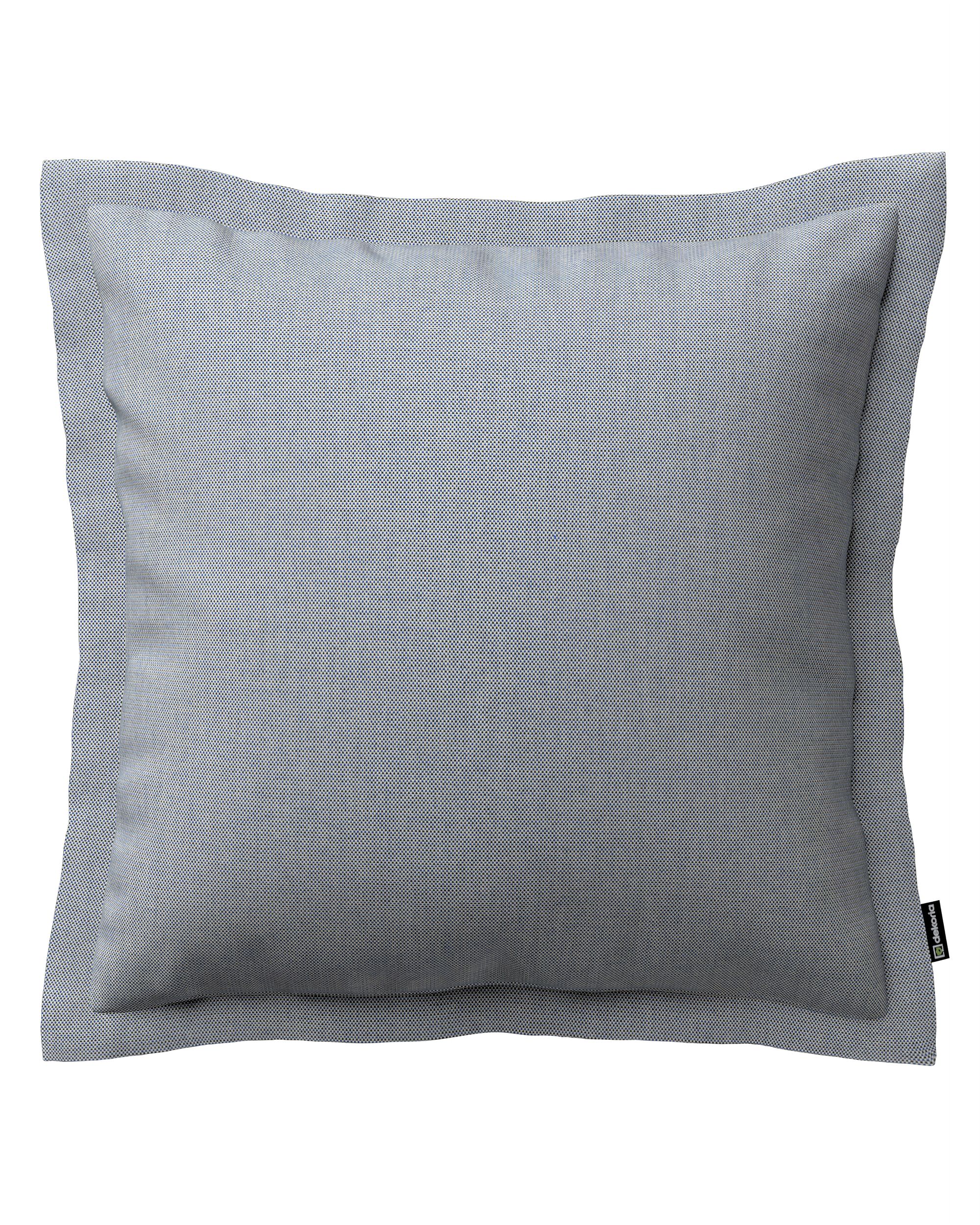 Mona cushion cover with border product colour black fabric outdoor, structured