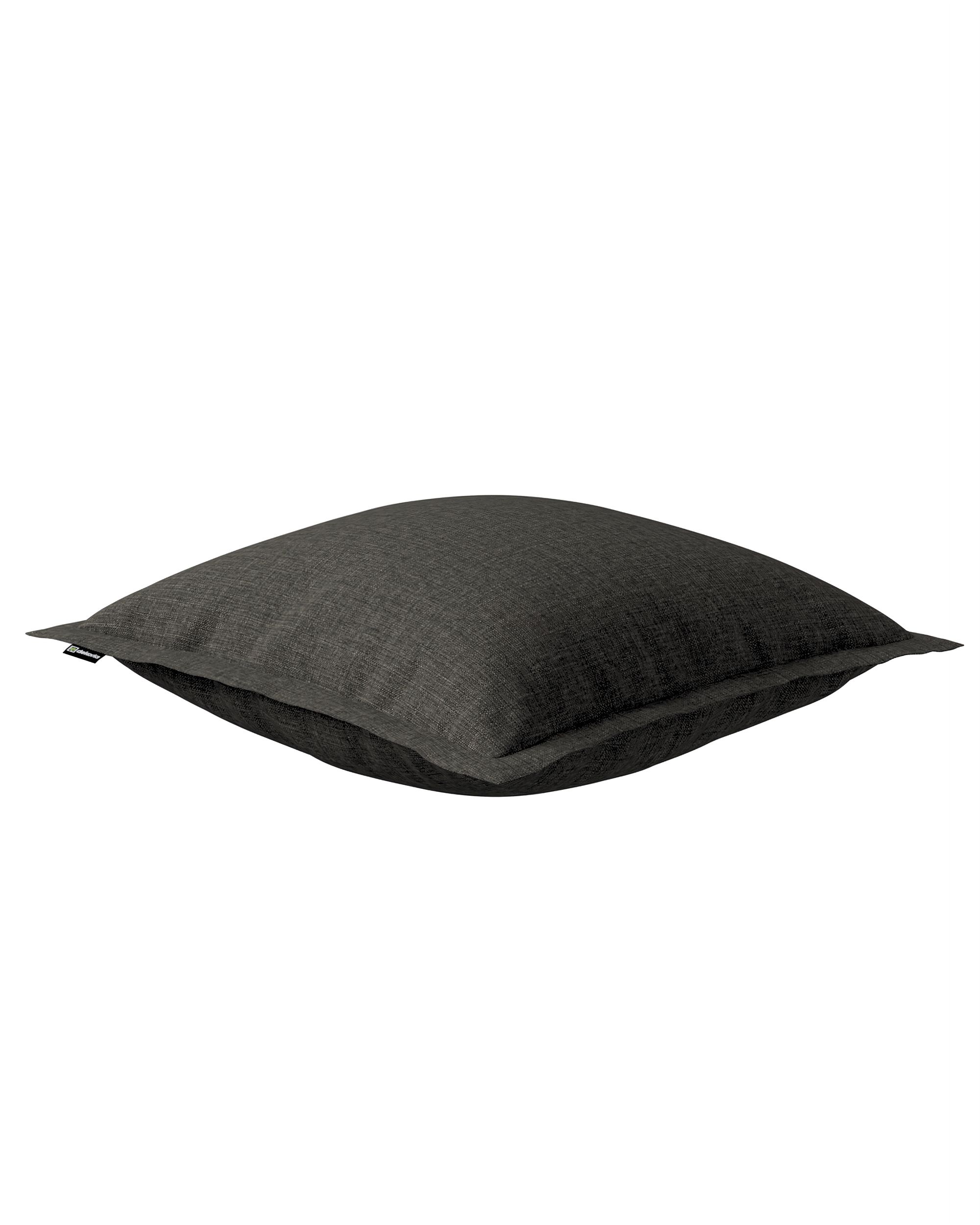 Mona cushion cover with border product colour brown fabric outdoor, structured (hover)