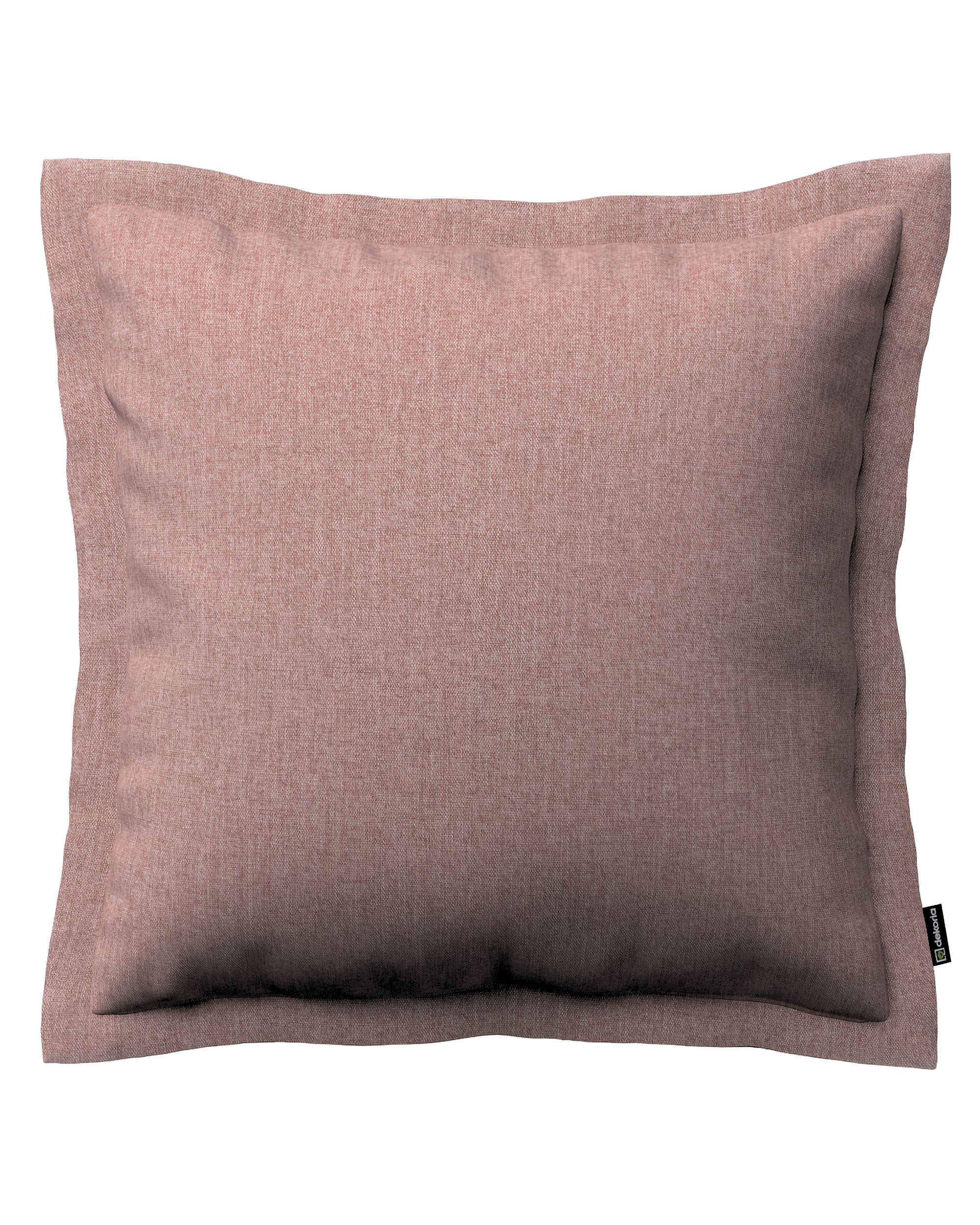 Mona cushion cover with border product colour pink fabric structured