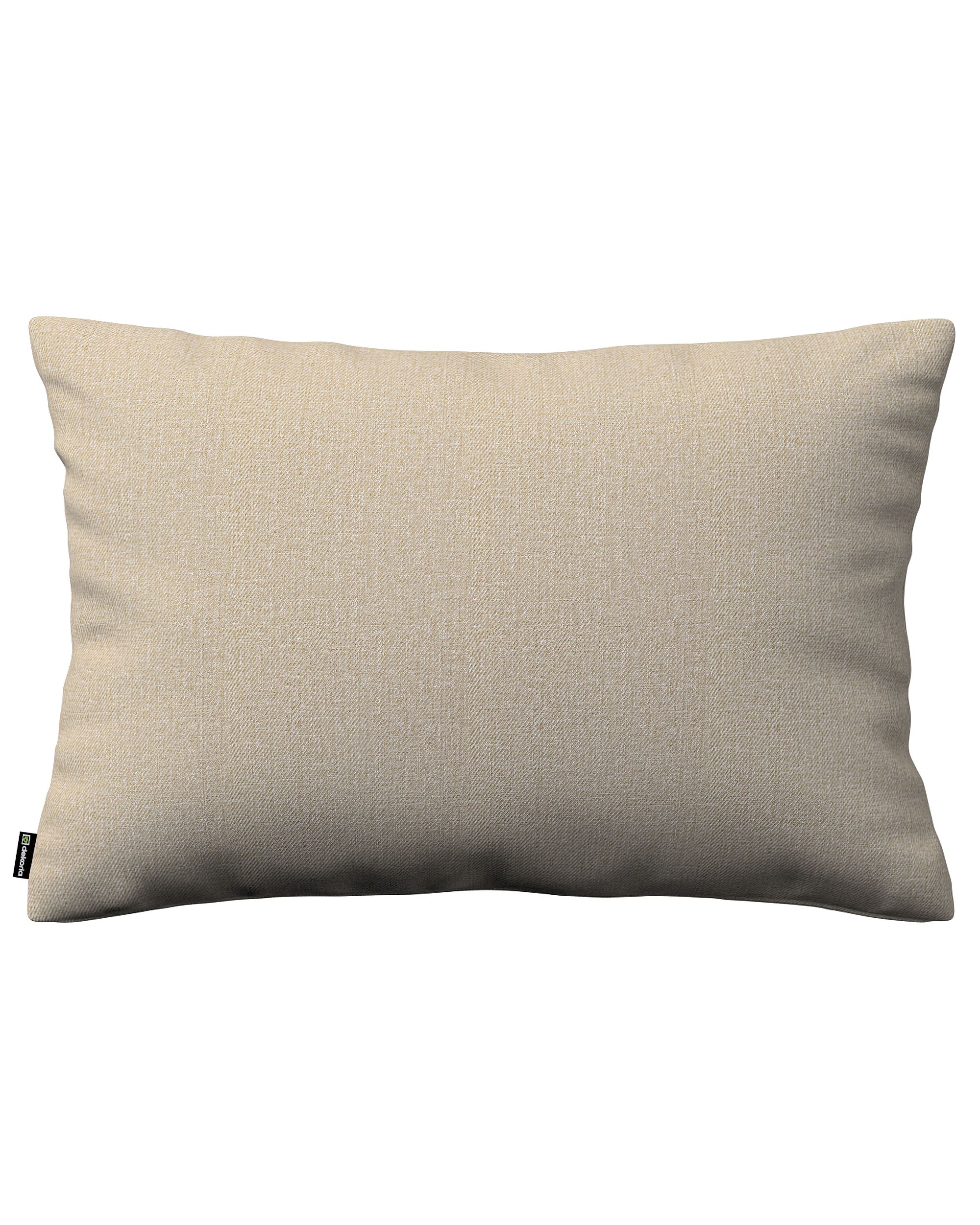 Kinga rectangular cushion cover product colour beige fabric structured
